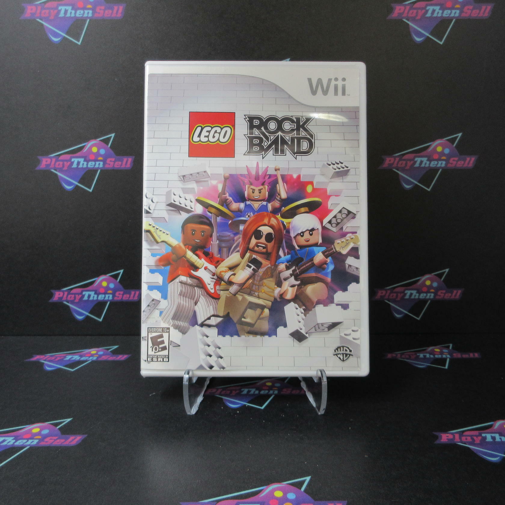 Lego Rock Band Nintendo Wii AD Complete CIB - Very Good