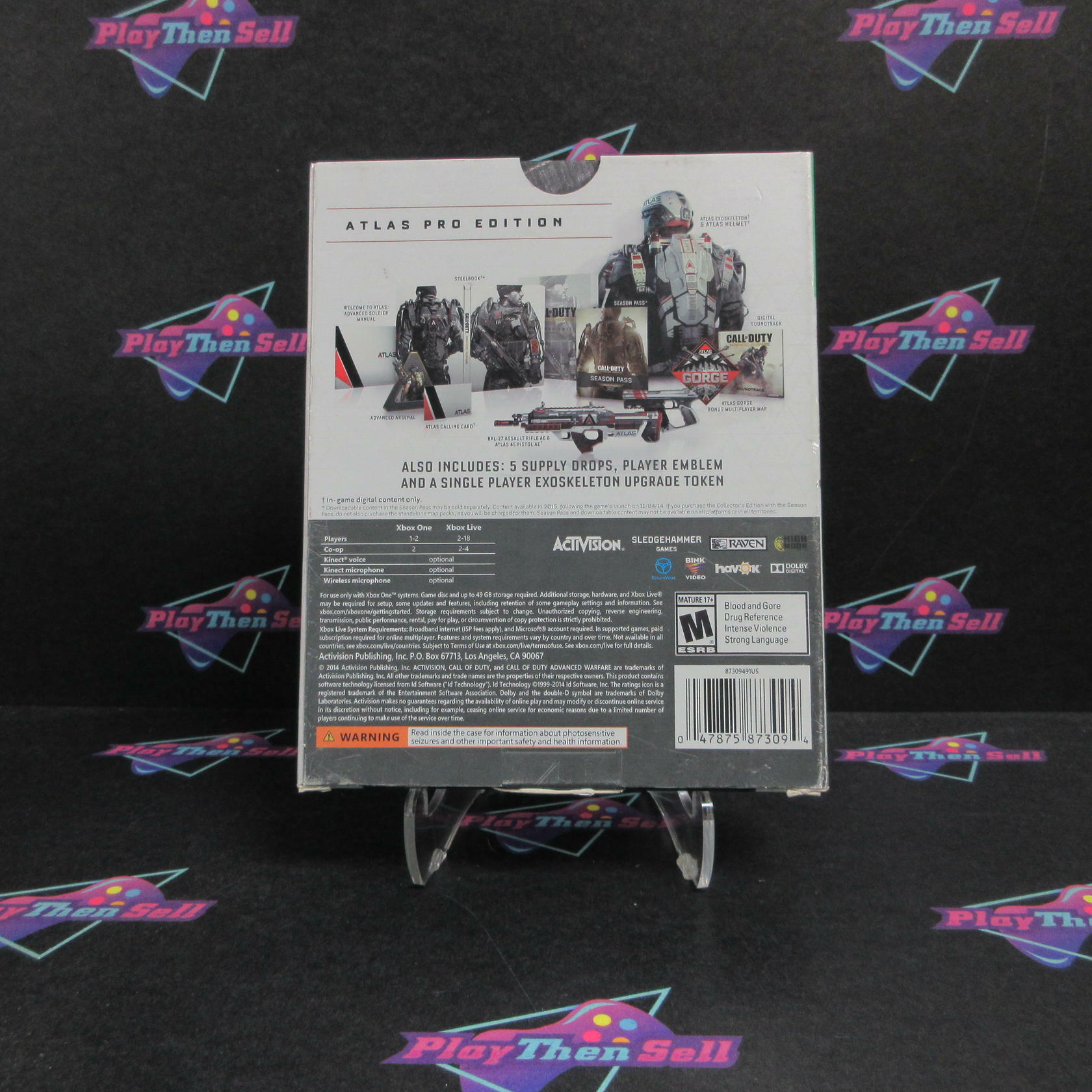 Call of Duty Advanced Warfare Atlas Pro Edition Xbox One Complete - Excellent