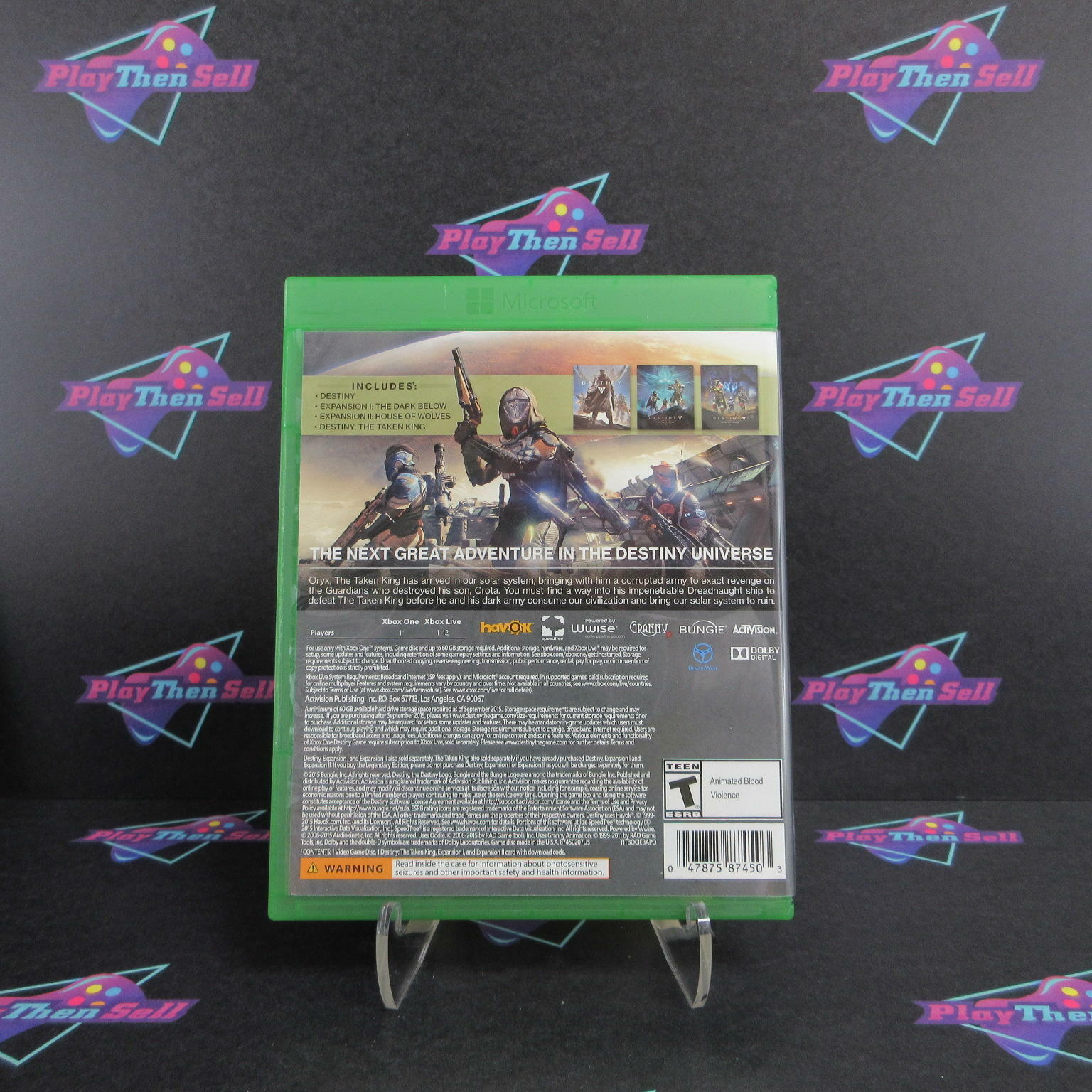 Destiny The Taken King Legendary Edition Xbox One Complete - Excellent