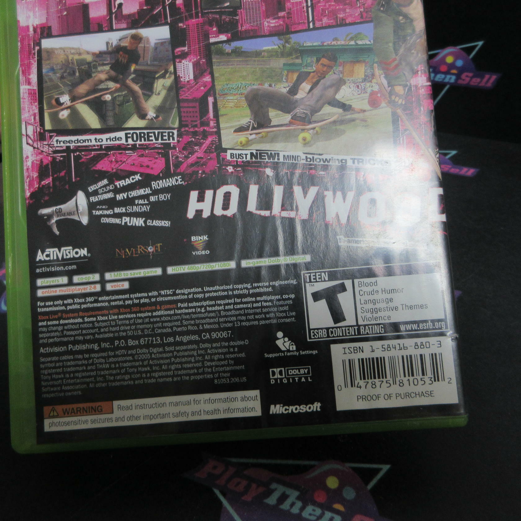 Tony Hawk's American Wasteland Xbox 360 AD/DD Complete CIB - Very Good