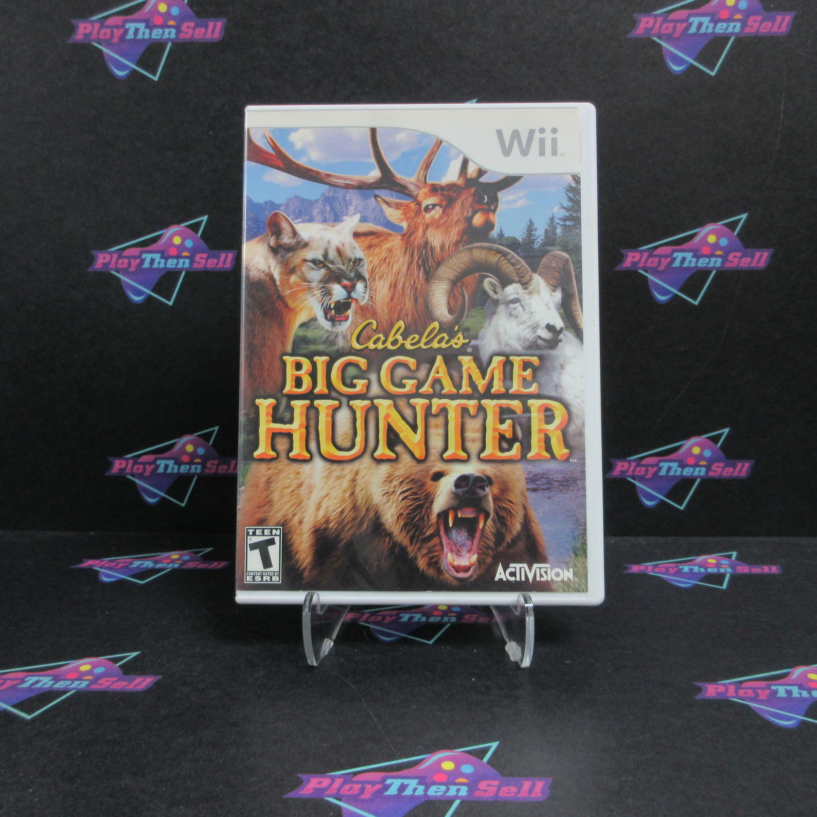 Cabela's Big Game Hunter Nintendo Wii AD Complete CIB - Very Good
