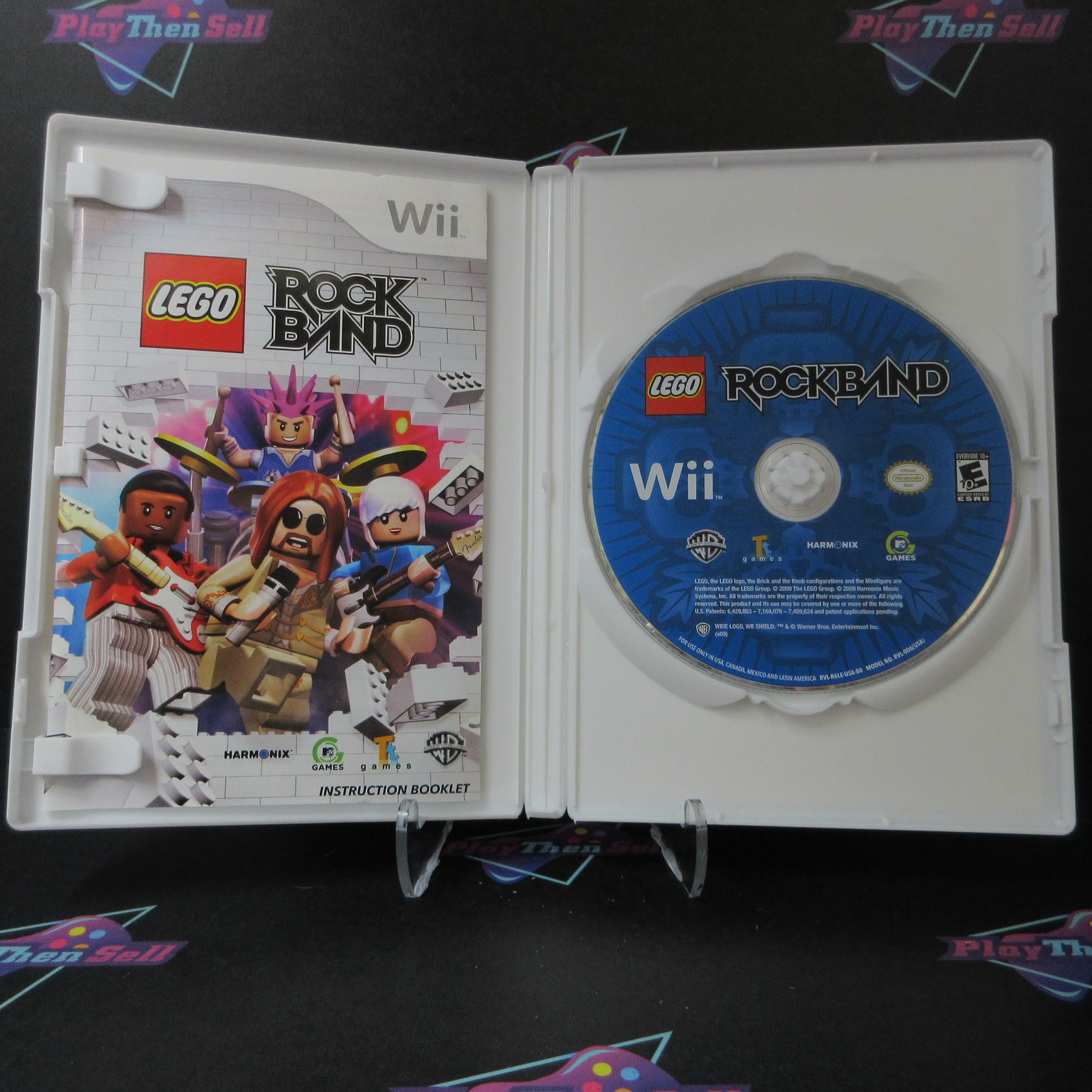 Lego Rock Band Nintendo Wii AD Complete CIB - Very Good