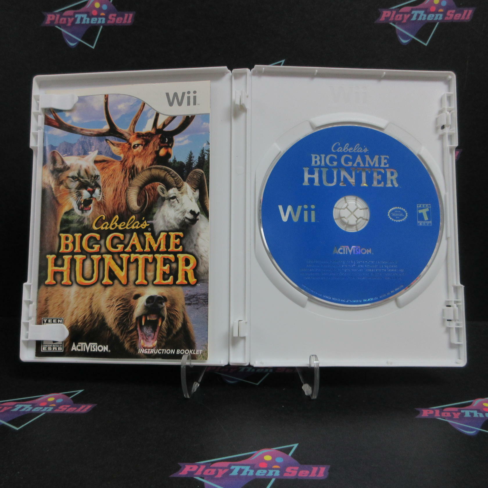 Cabela's Big Game Hunter Nintendo Wii AD Complete CIB - Very Good