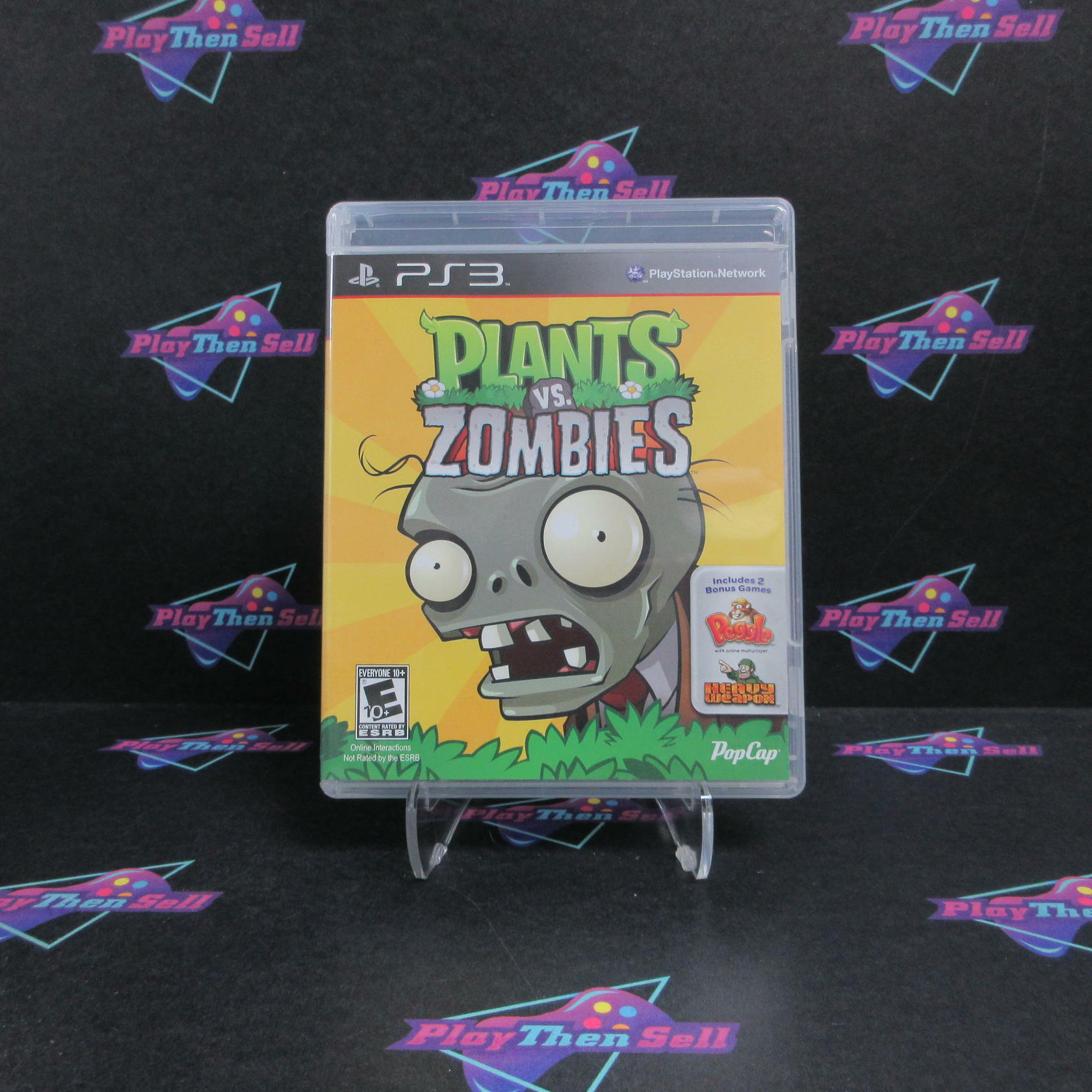Plants Vs. Zombies PS3 PlayStation 3 Complete - Excellent