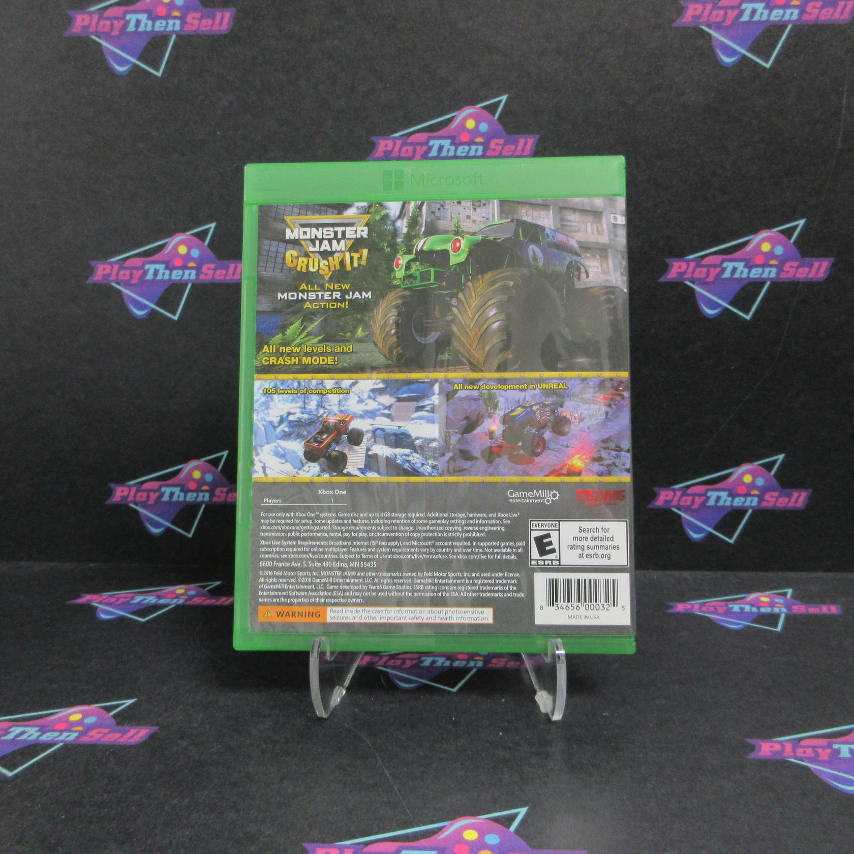 Monster Jam Crush It Xbox One - Like New