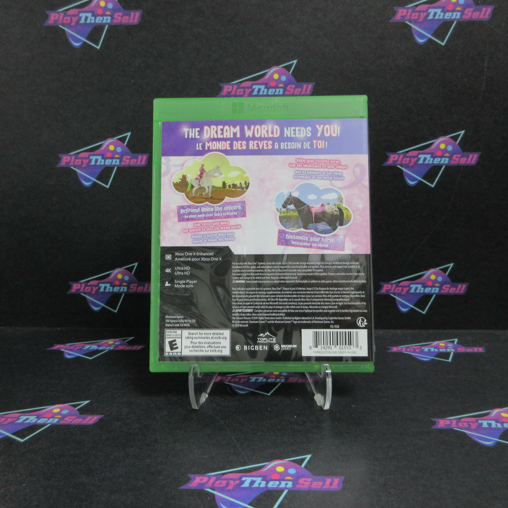 The Unicorn Princess Xbox One Complete - Excellent
