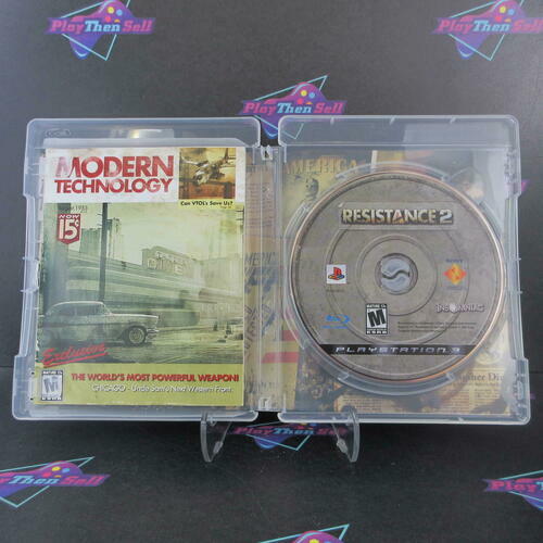 Resistance 2 PS3 PlayStation 3 GH Complete - Excellent