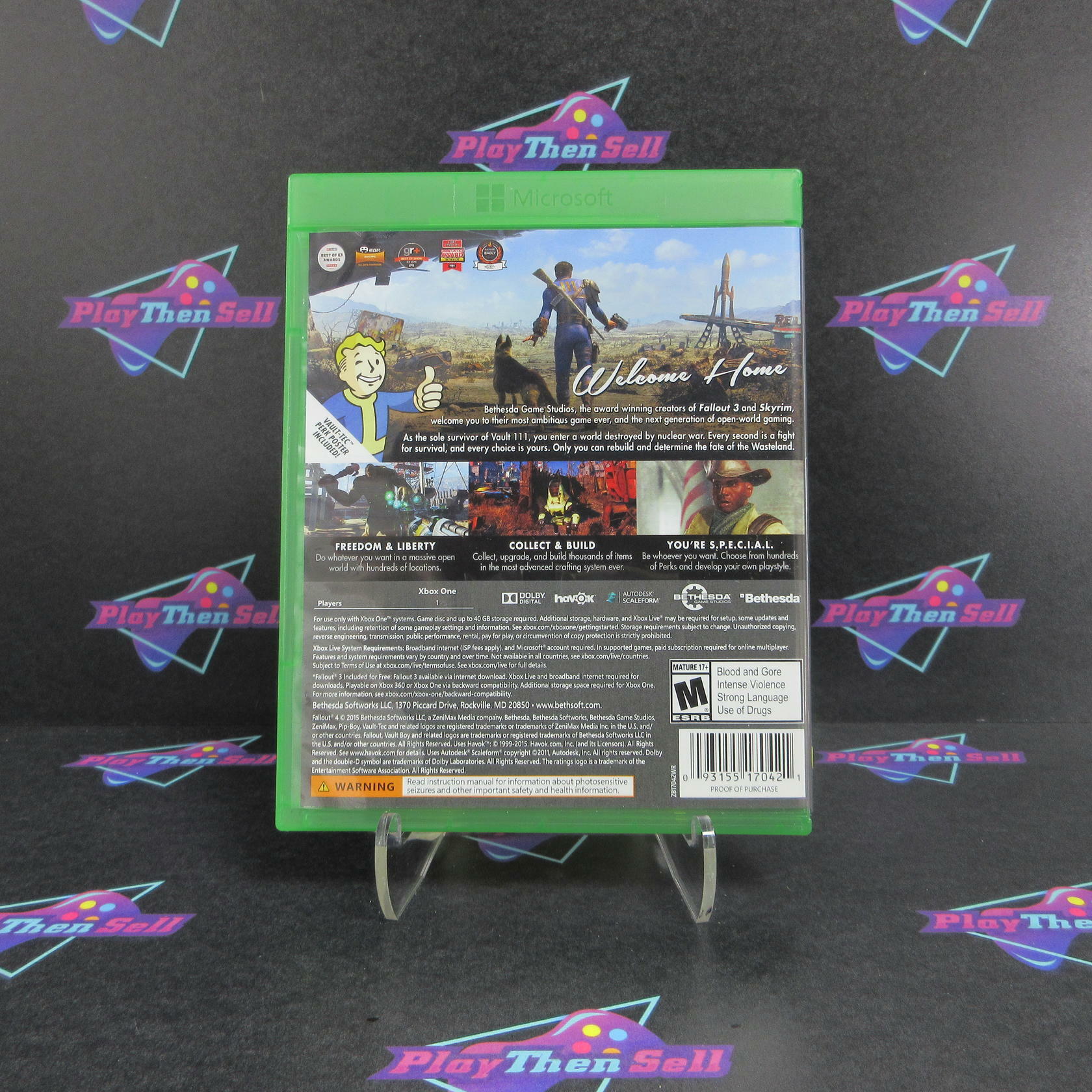 Fallout 4 Xbox One + Poster Complete - Excellent