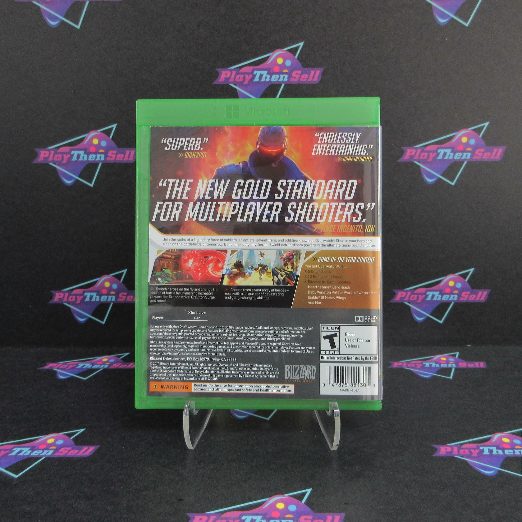Overwatch GOTY Edition Xbox One Complete - Excellent