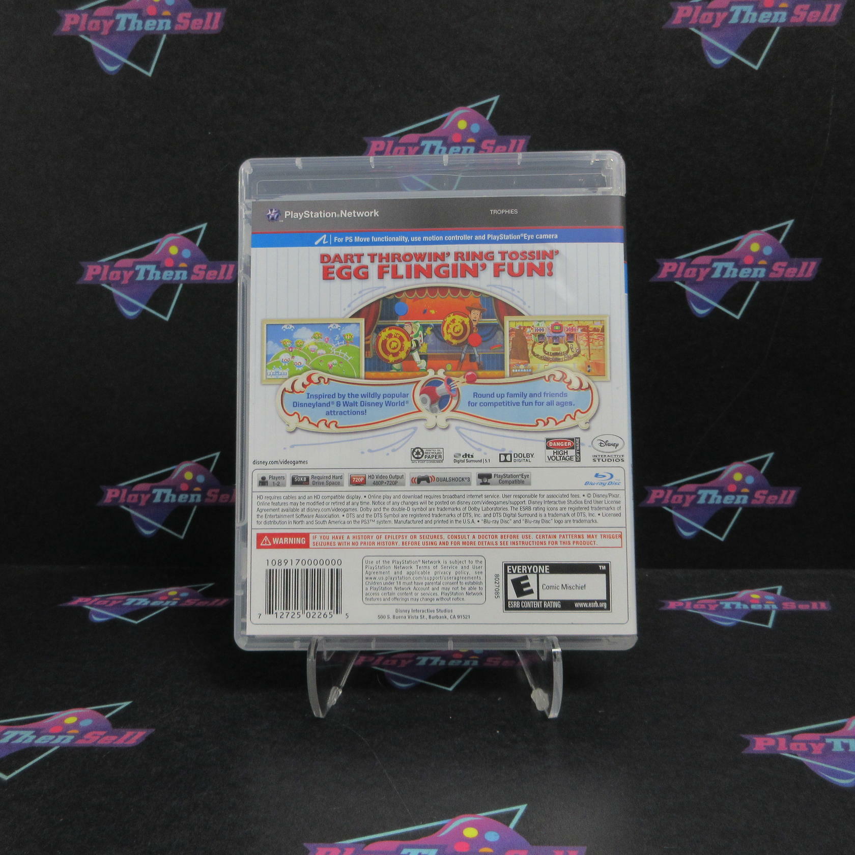 Toy Story Mania PS3 PlayStation 3 - Like New