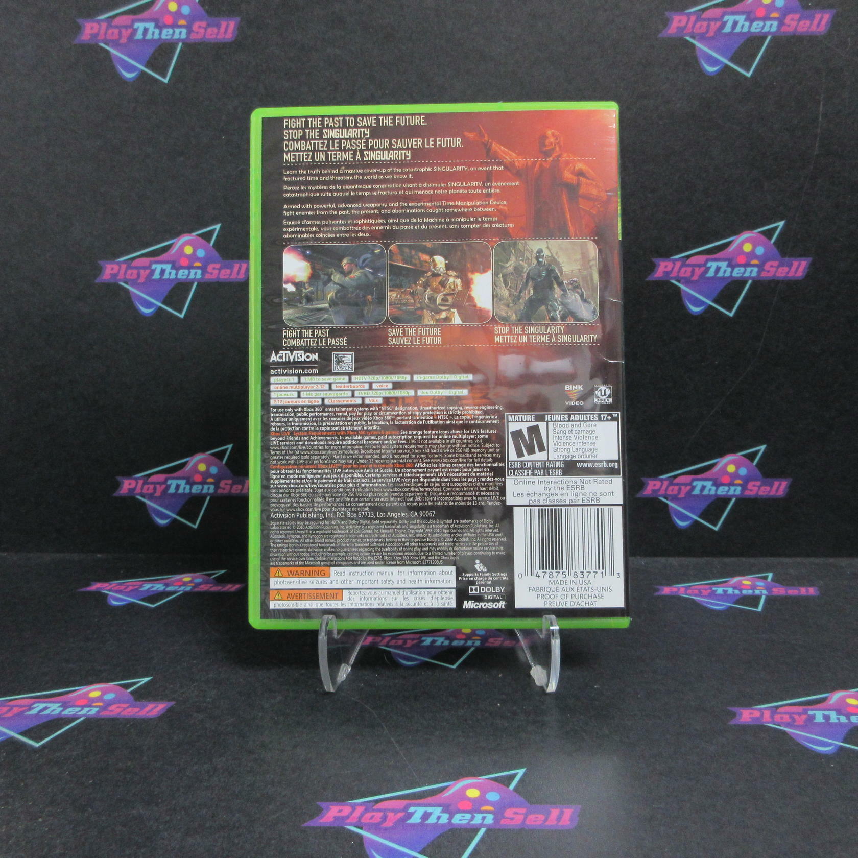 Singularity Xbox 360 Complete - Excellent