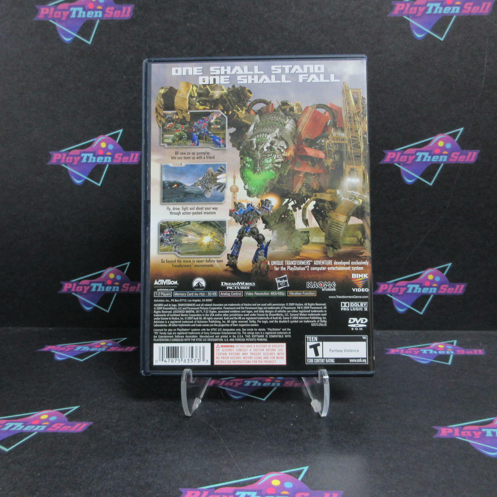 Transformers Revenge of the Fallen PS2 PlayStation 2 Complete - Excellent
