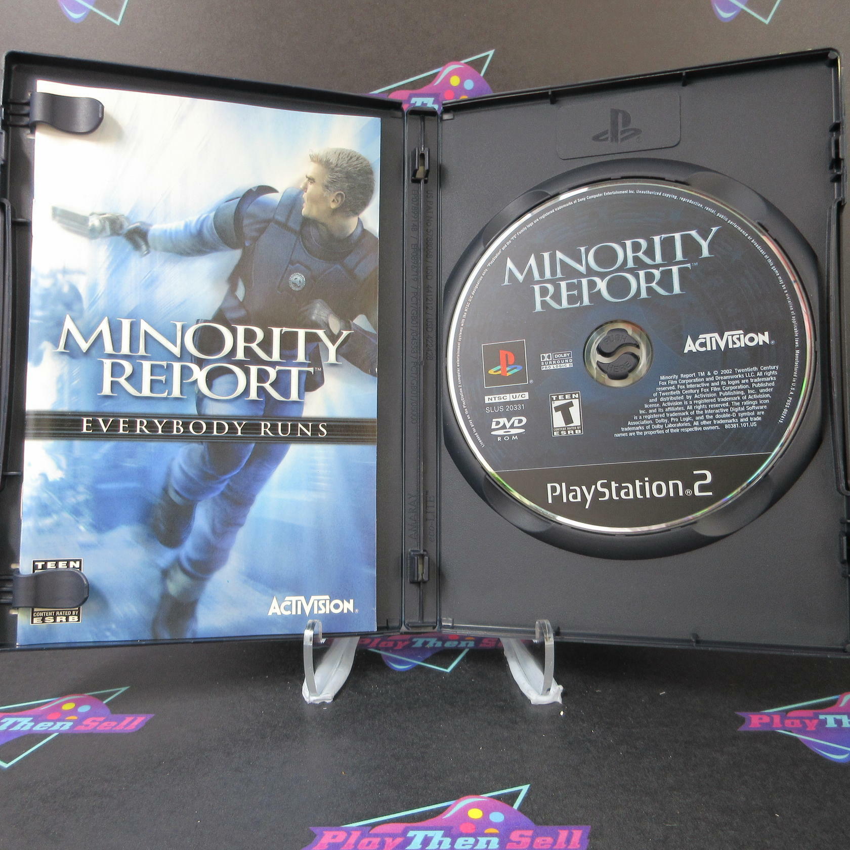 Minority Report PS2 PlayStation 2 + Reg Card - Like New