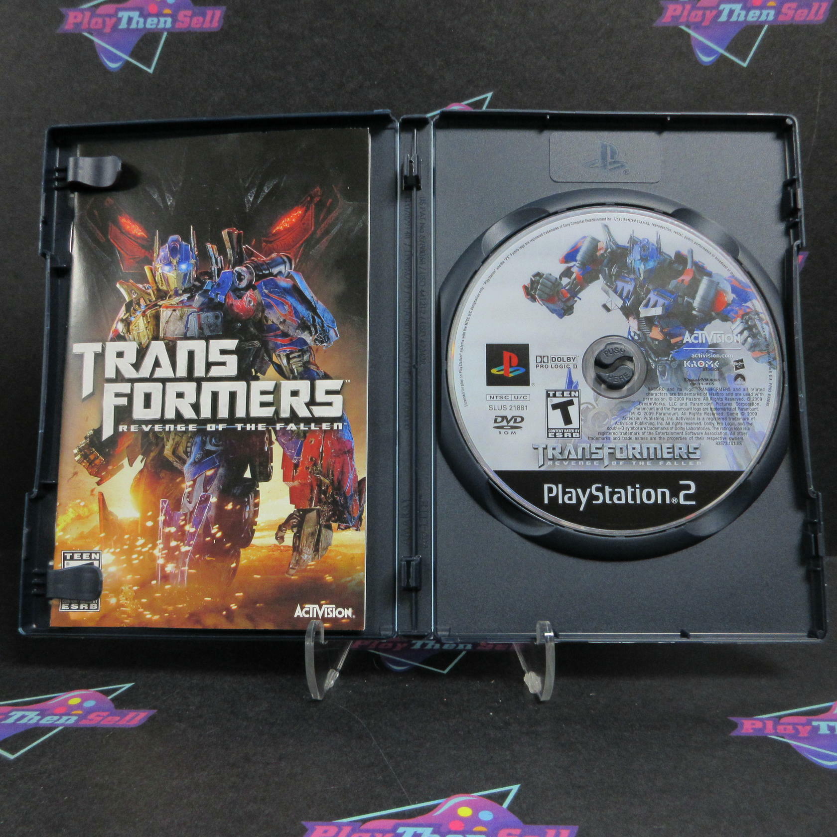 Transformers Revenge of the Fallen PS2 PlayStation 2 Complete - Excellent
