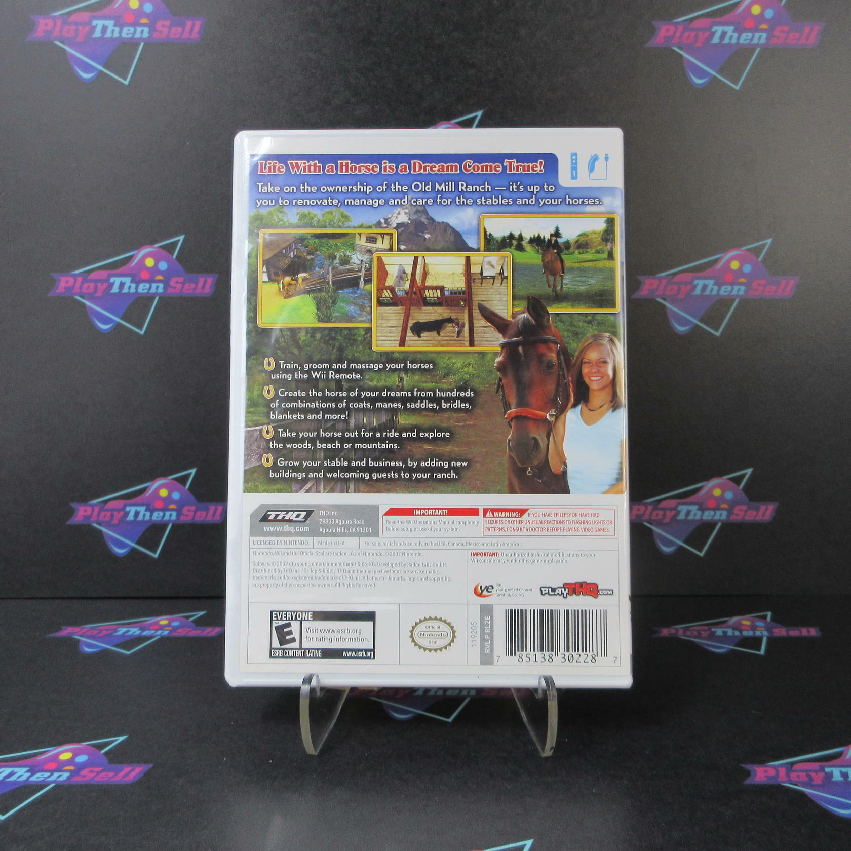 Gallop & Ride Nintendo Wii Complete - Excellent