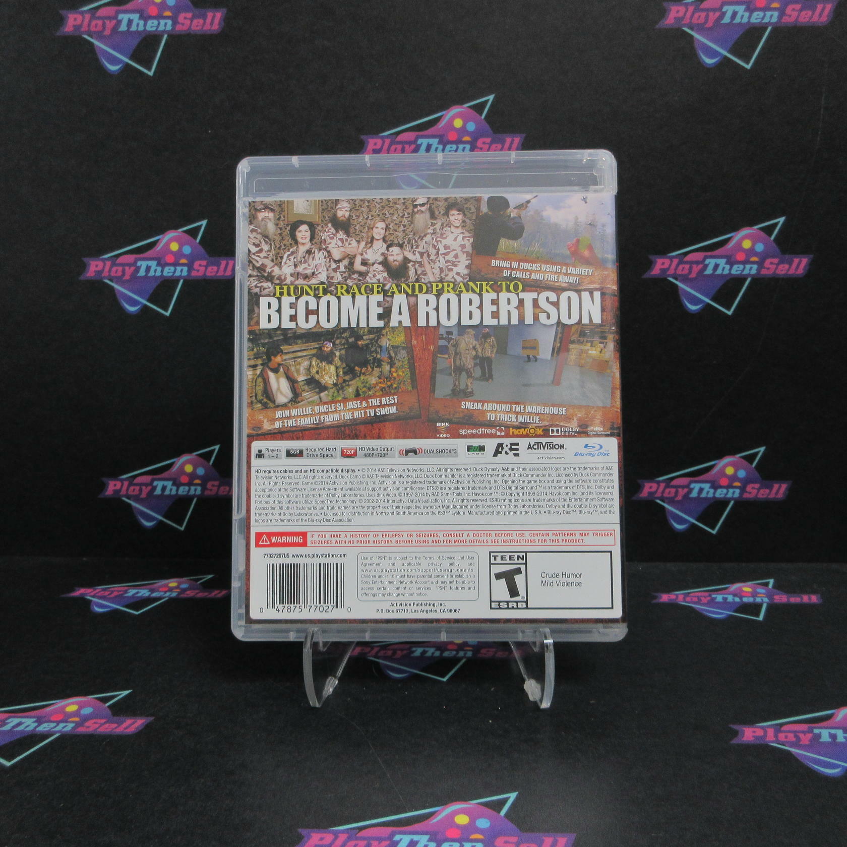 Duck Dynasty PS3 PlayStation 3 Complete - Excellent