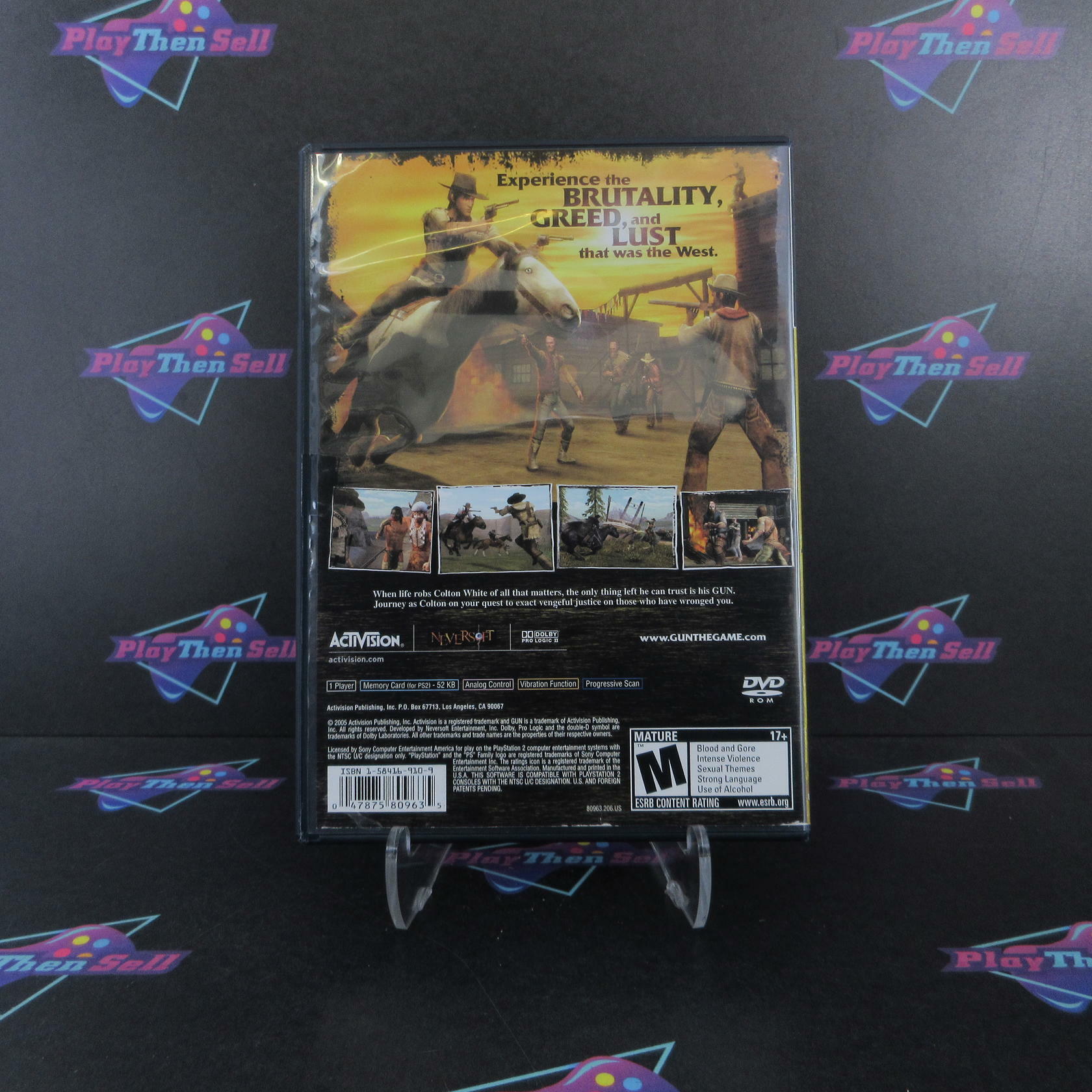 GUN PS2 PlayStation 2 Complete - Excellent