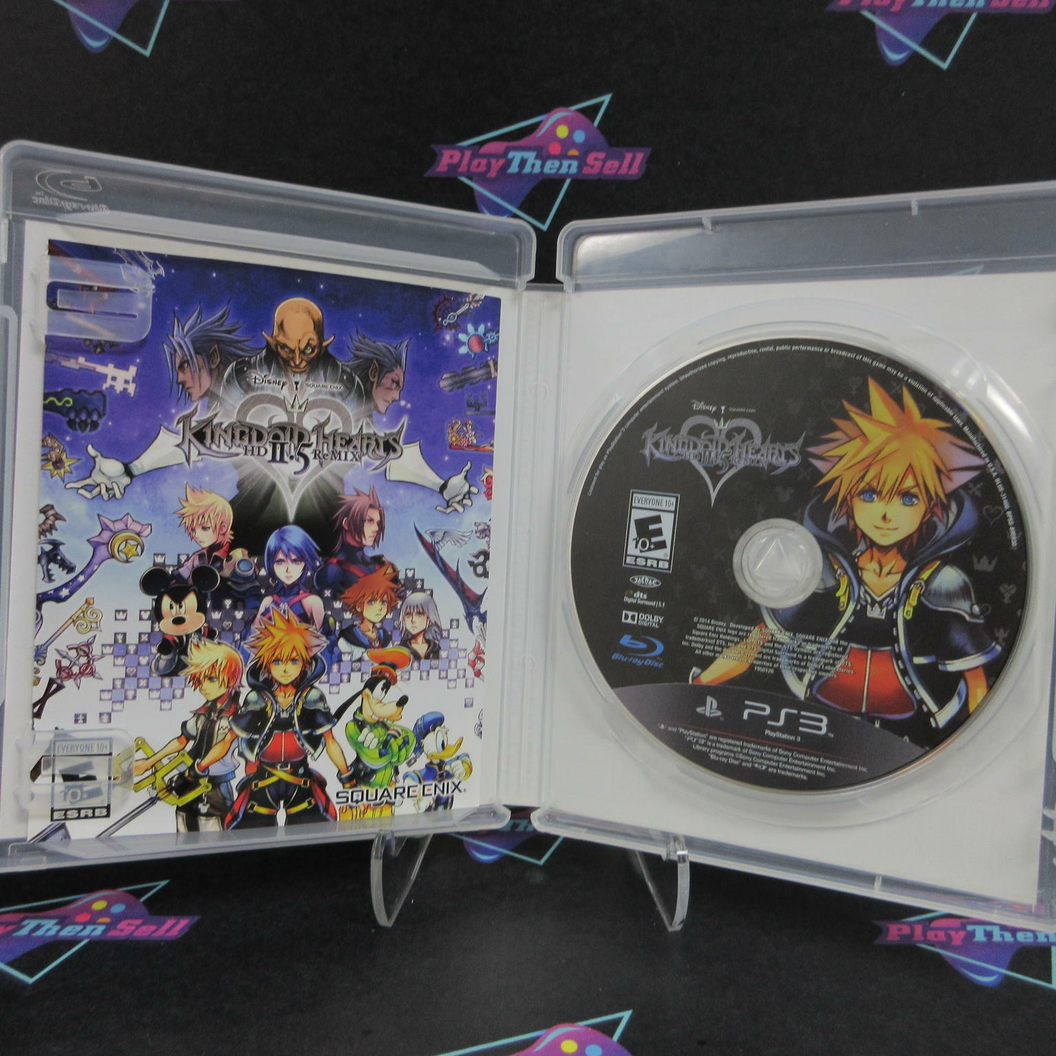 Kingdom Hearts HD 2.5 ReMIX PS3 PlayStation 3 Complete - Excellent