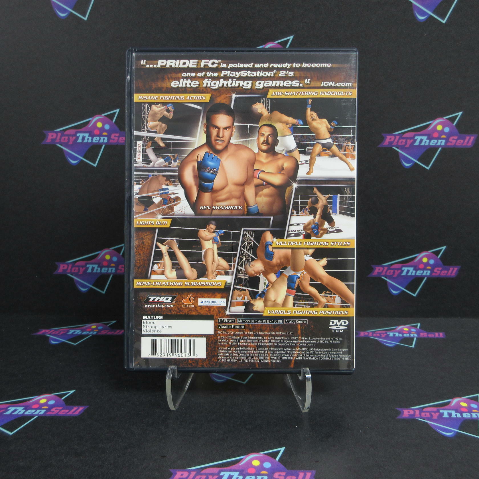 Pride FC PS2 PlayStation 2 Complete - Excellent