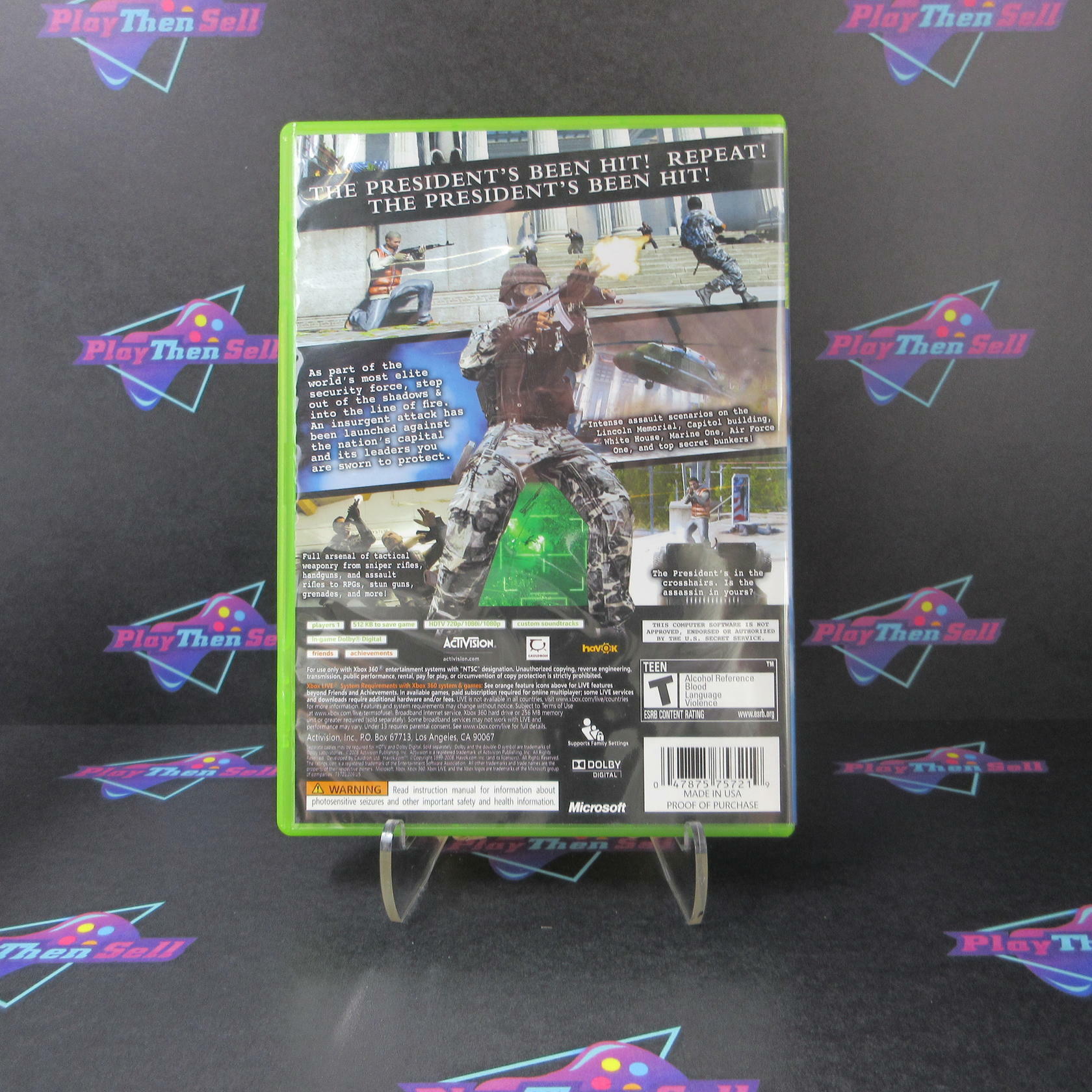 Secret Service Xbox 360 Complete - Excellent