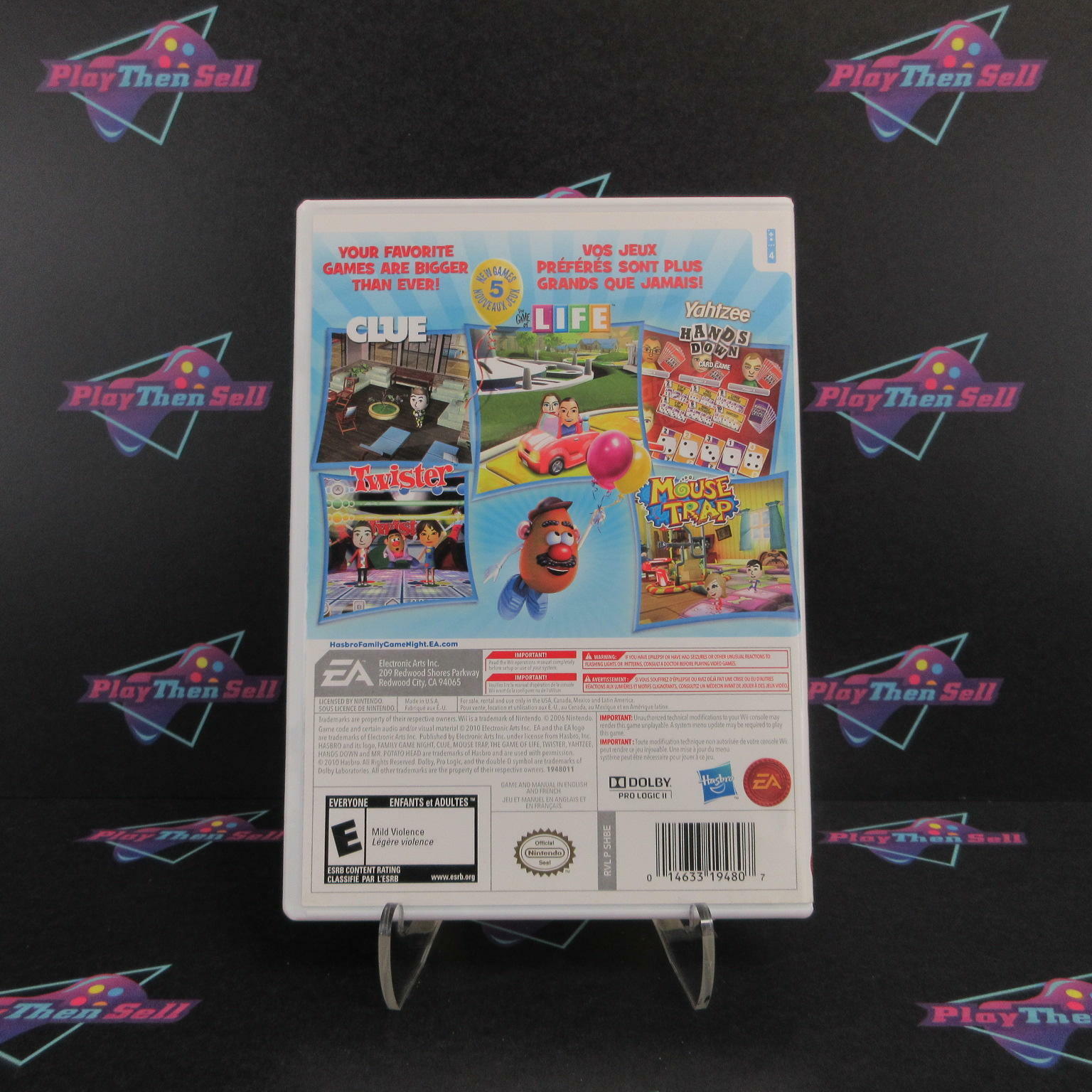 Hasbro Family Game Night 3 Nintendo Wii Complete - Excellent