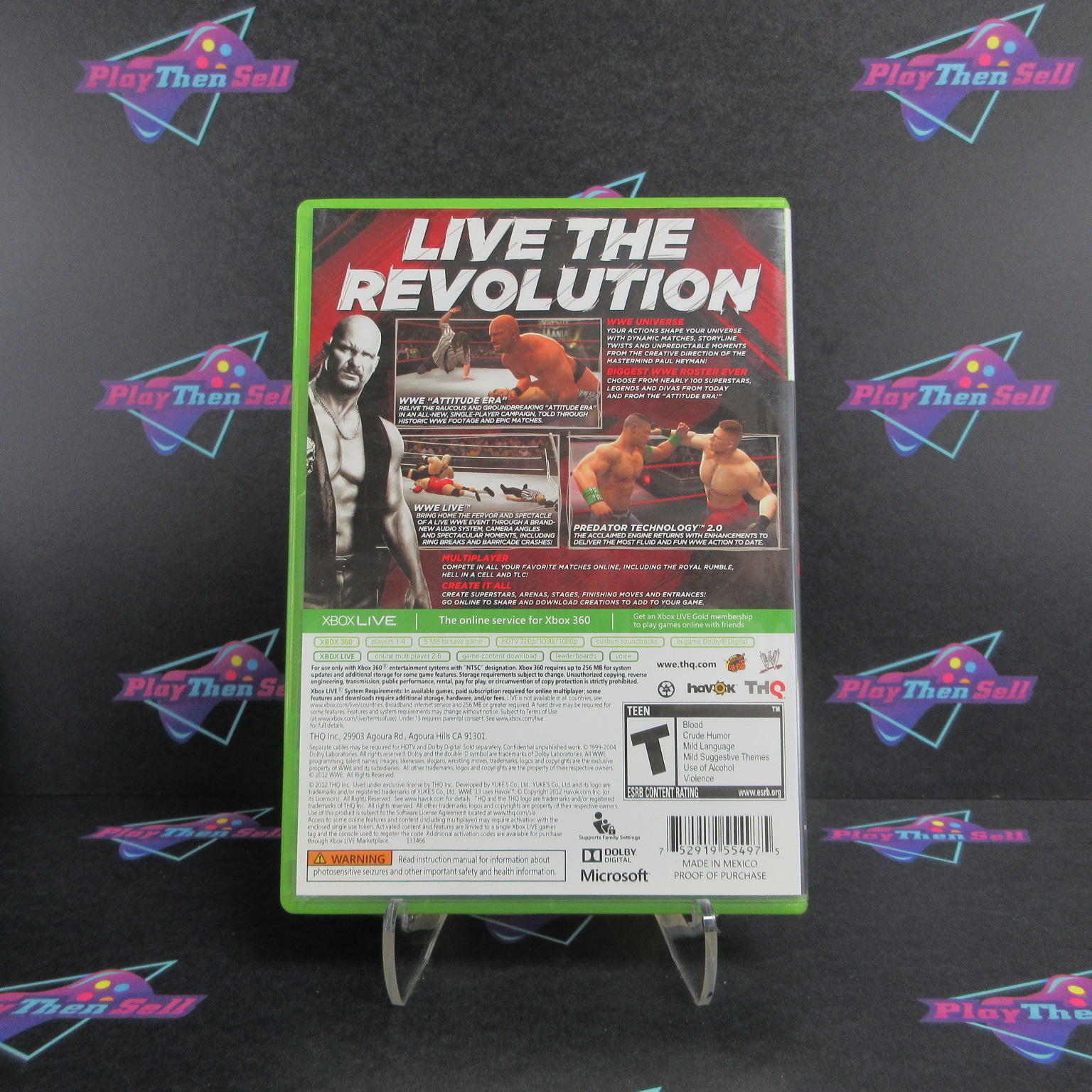 WWE 13 Xbox 360 Complete - Excellent