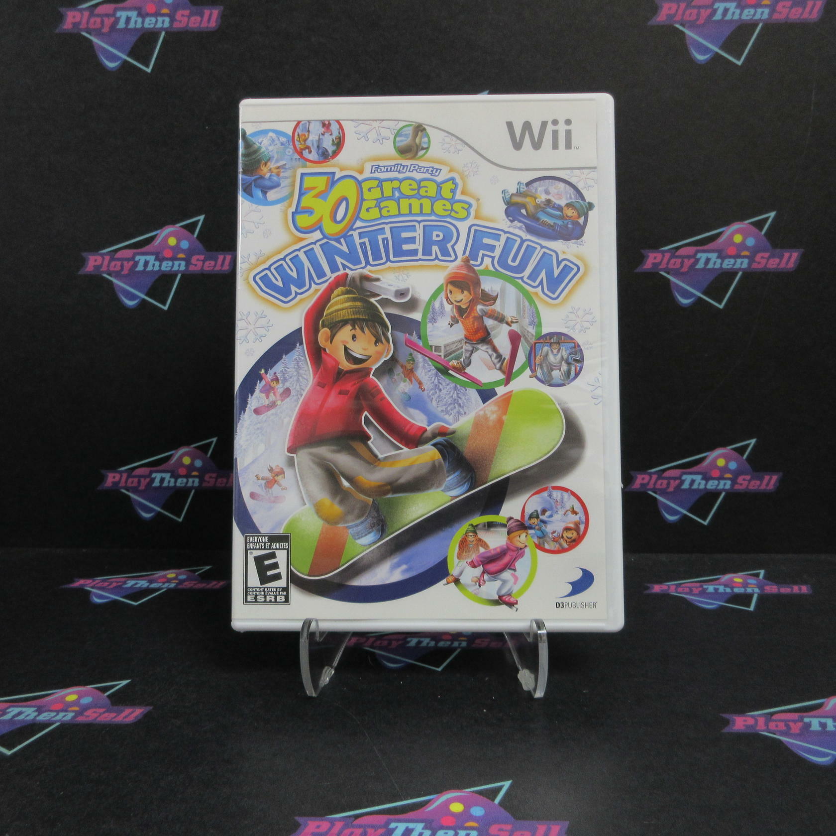 Family Party 30 Great Games Winter Fun Nintendo Wii Complete - Excellent