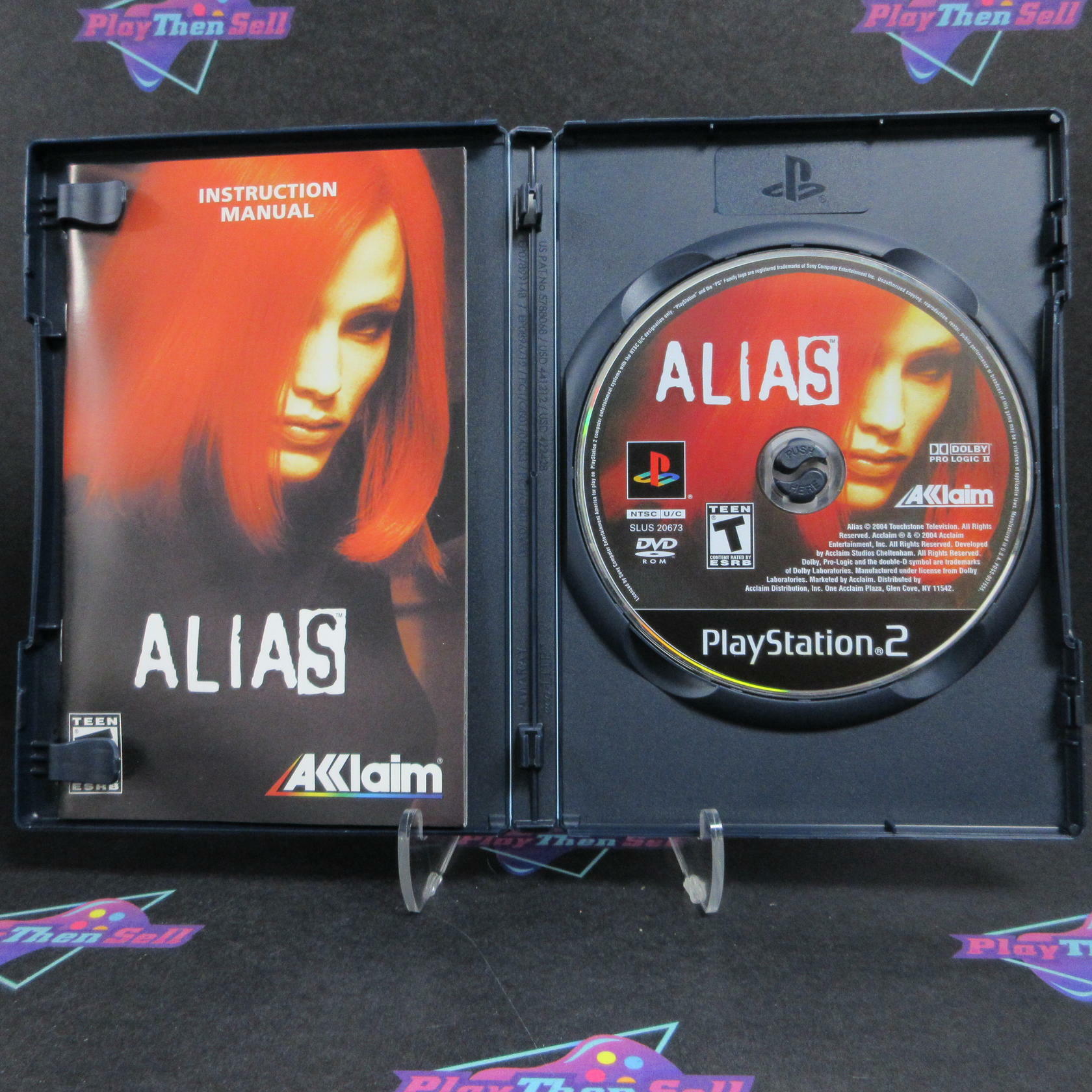 Alias PS2 PlayStation 2 + Reg Card Complete - Excellent
