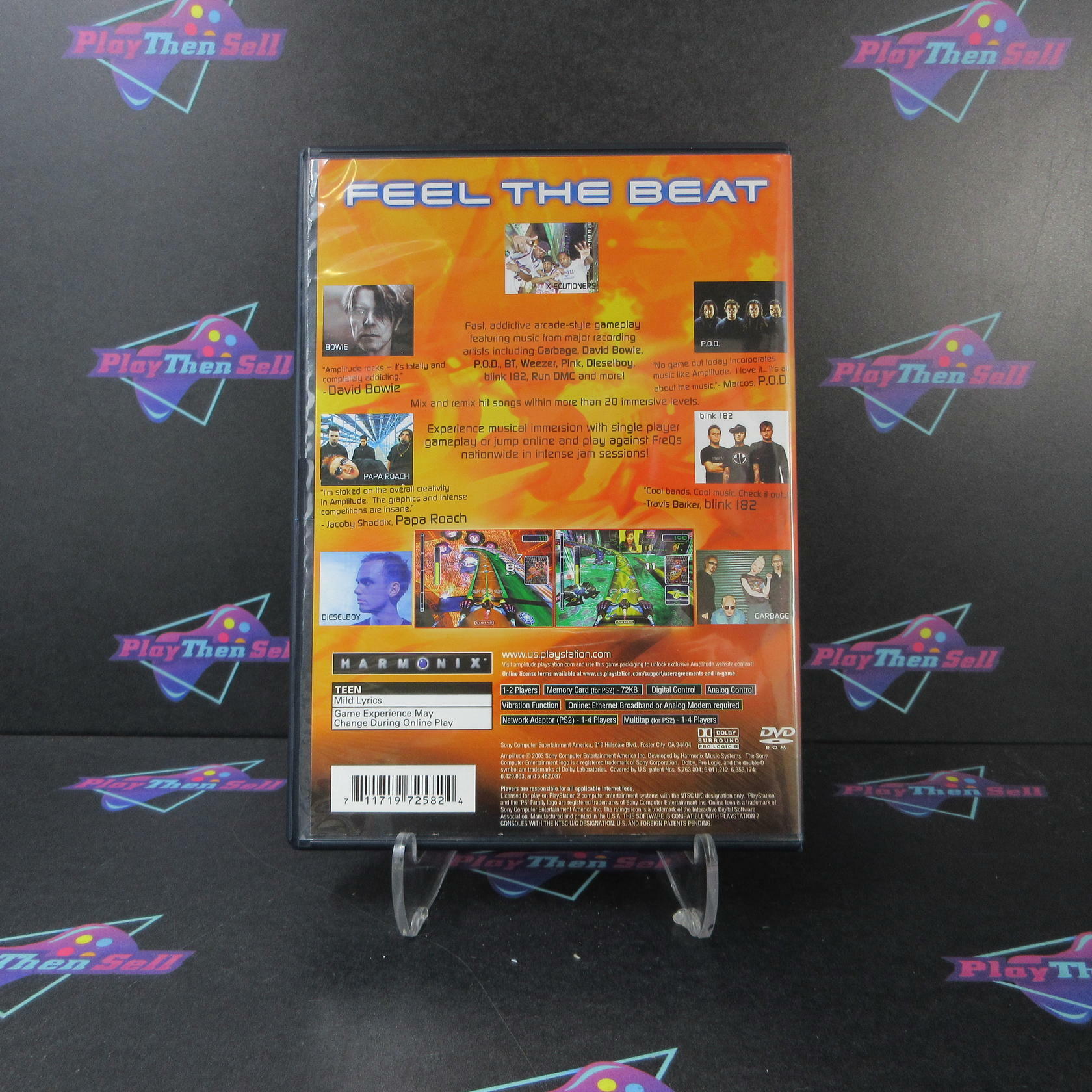 Amplitude PS2 PlayStation 2 + Reg Card Complete - Excellent