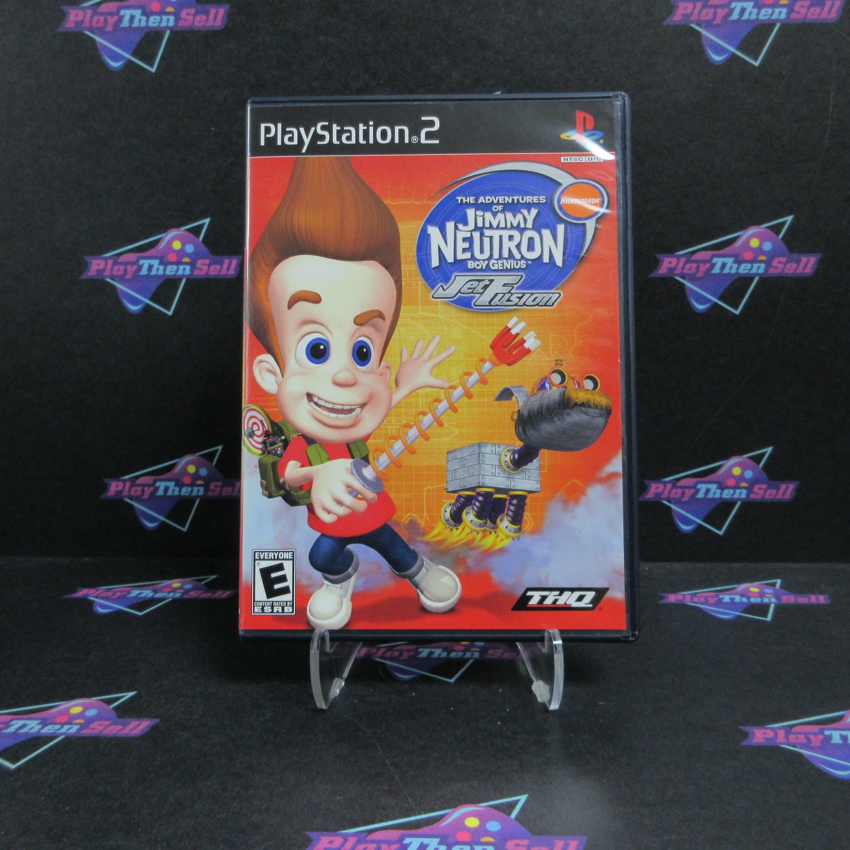 Jimmy Neutron Boy Genius Jet Fusion PS2 PlayStation 2 Complete - Excellent
