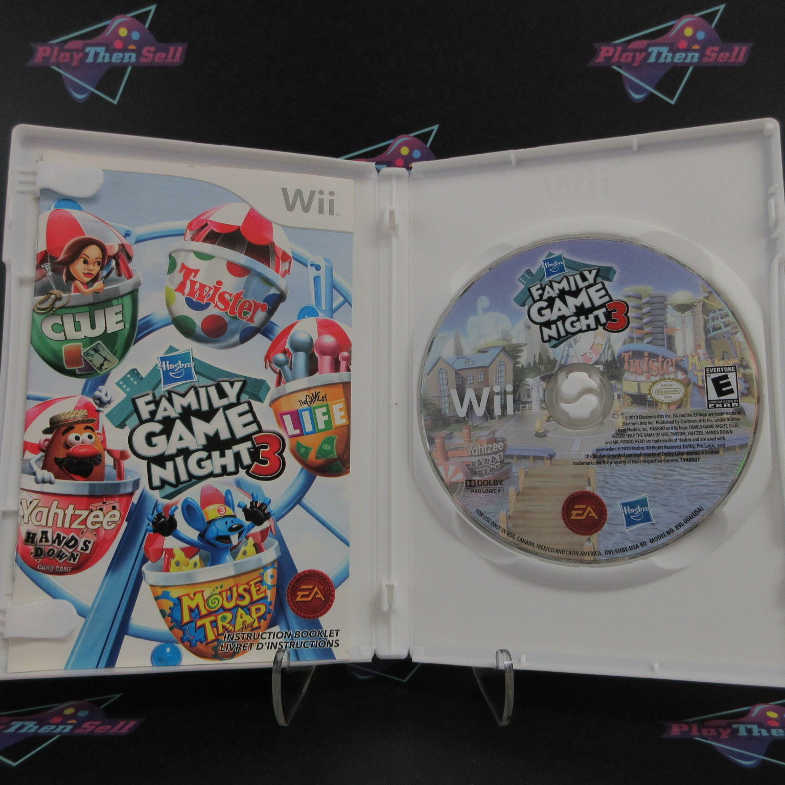 Hasbro Family Game Night 3 Nintendo Wii Complete - Excellent