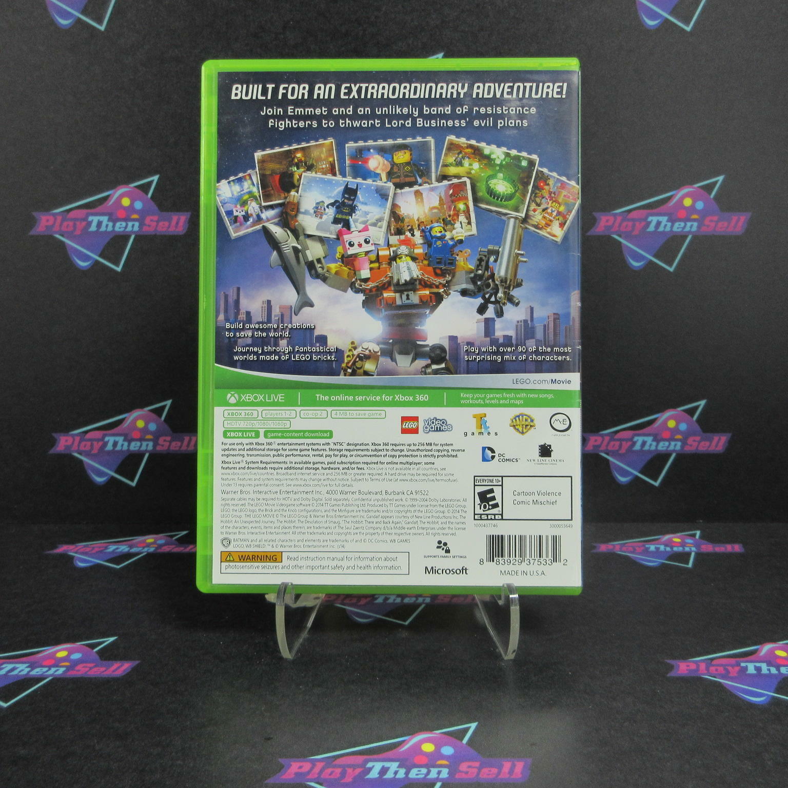 The LEGO Movie Video Game Xbox 360 Complete - Excellent