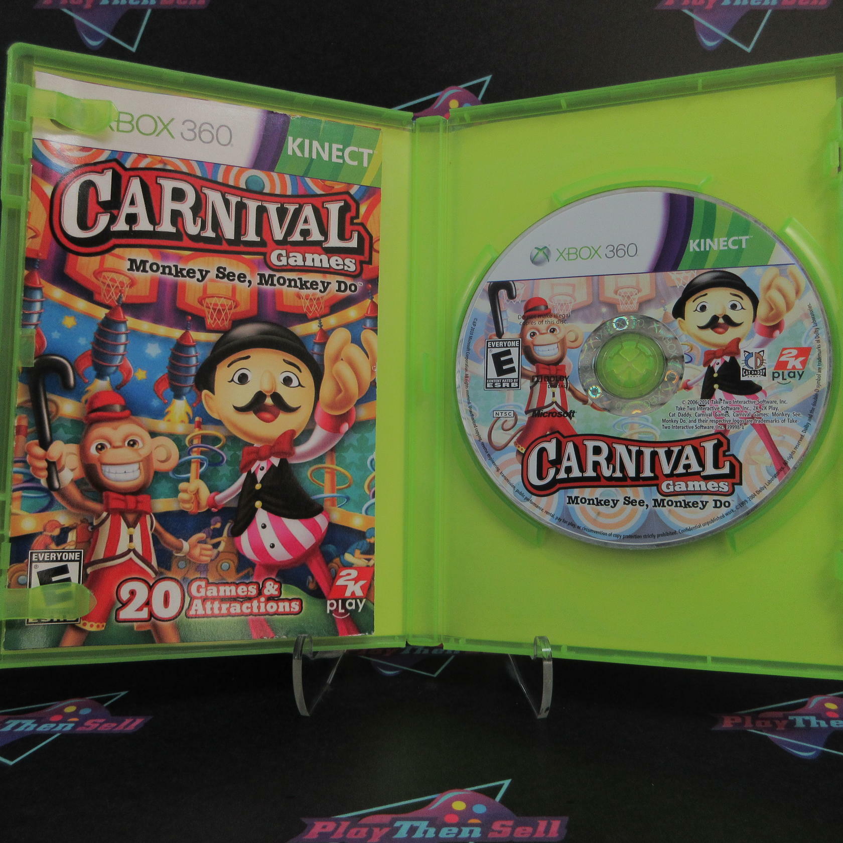 Carnival Games Monkey See Monkey Do Xbox 360 Complete - Excellent
