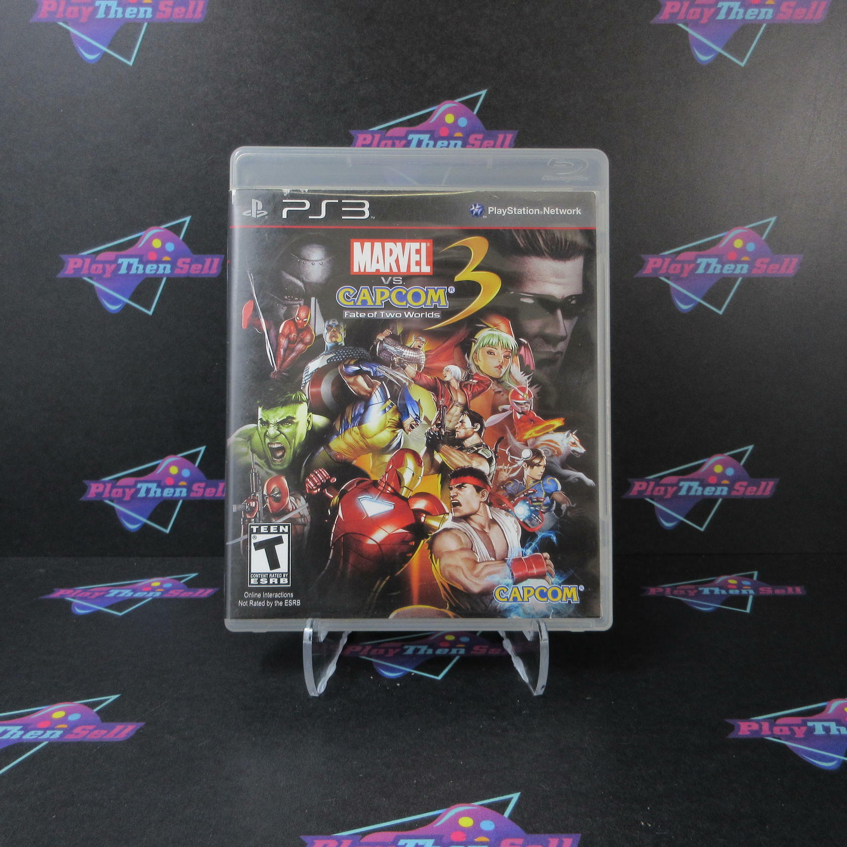 Marvel vs Capcom 3 Fate of Two Worlds PS3 PlayStation 3 AD/NM - Very Good