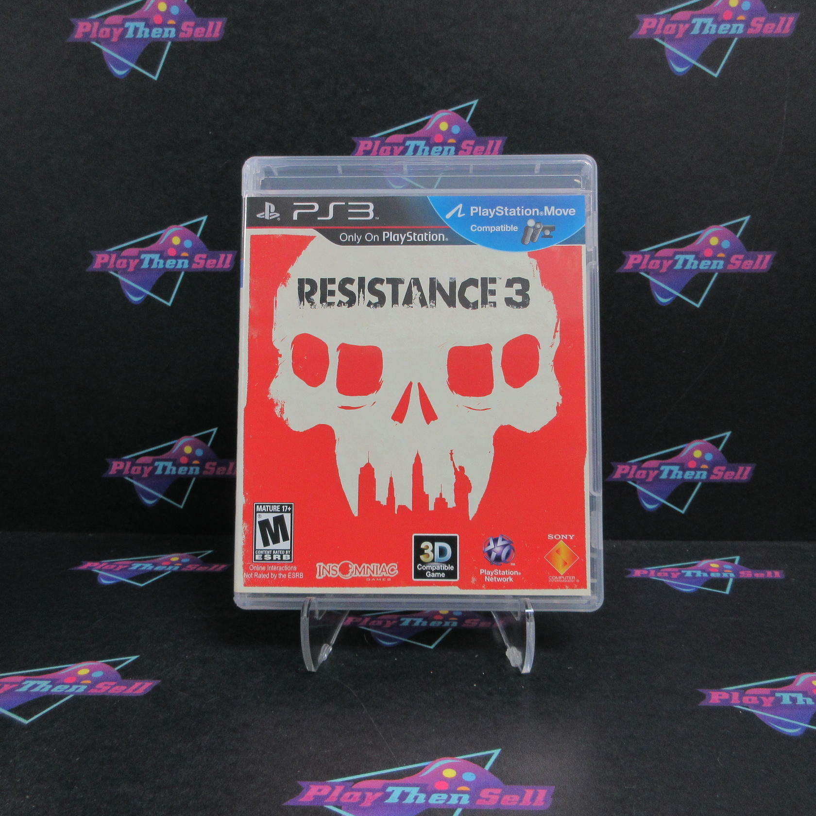 Resistance 3 PS3 PlayStation 3 DD Complete CIB - Very Good