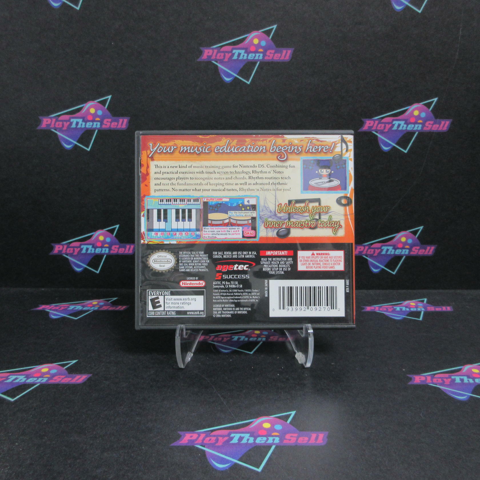 Rhythm n Notes Nintendo DS Complete - Excellent