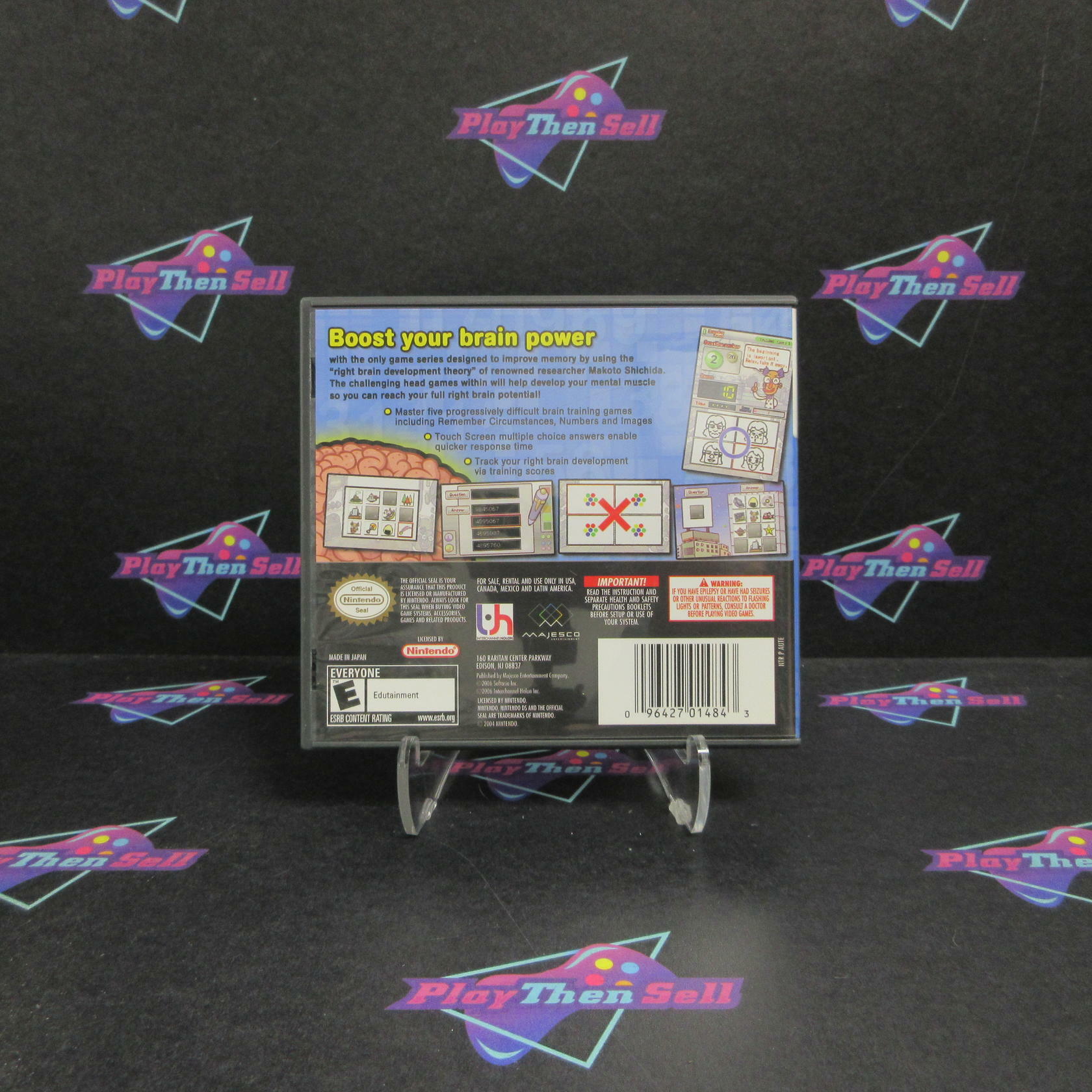 Brain Boost Gamma Wave Nintendo DS Complete - Excellent