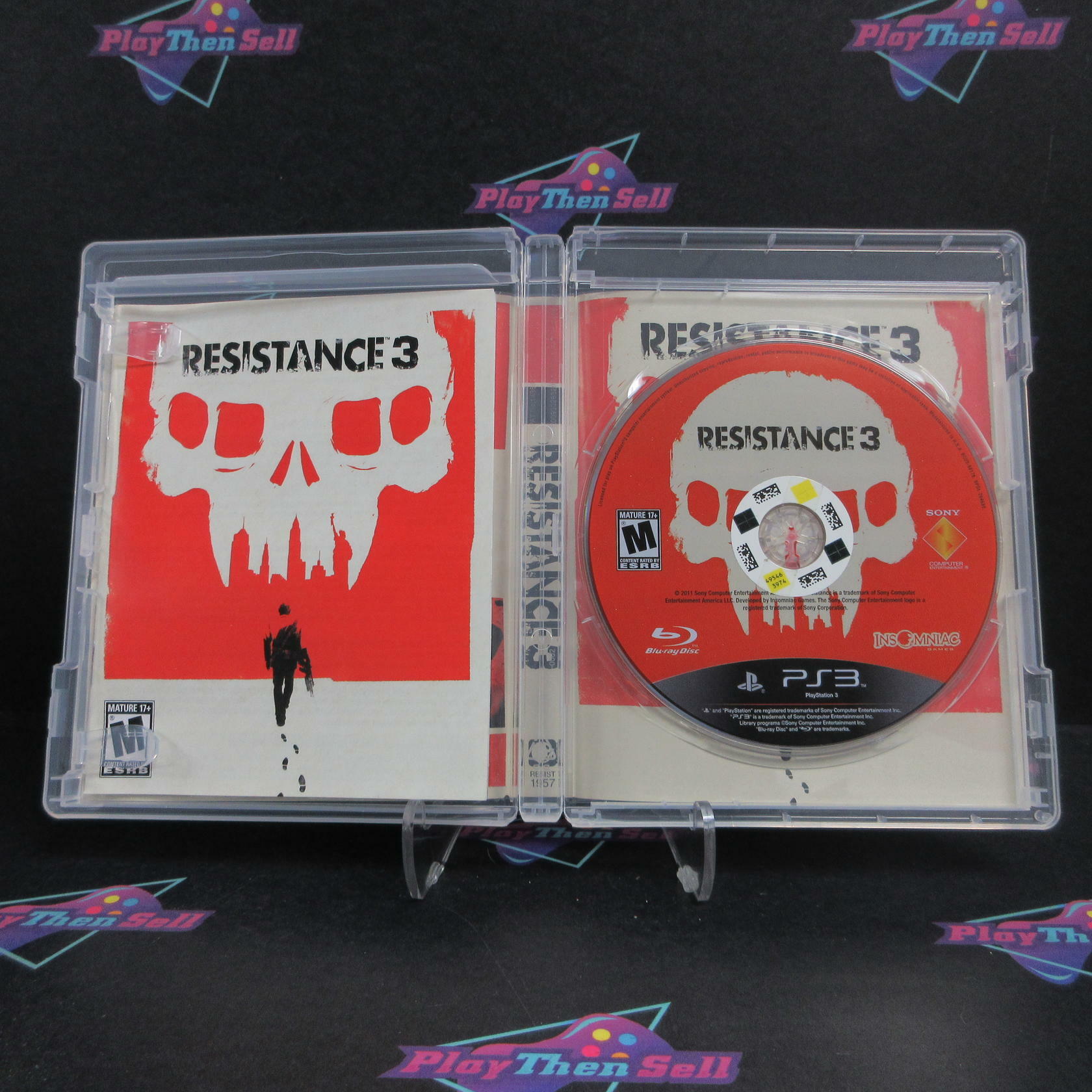 Resistance 3 PS3 PlayStation 3 DD Complete CIB - Very Good