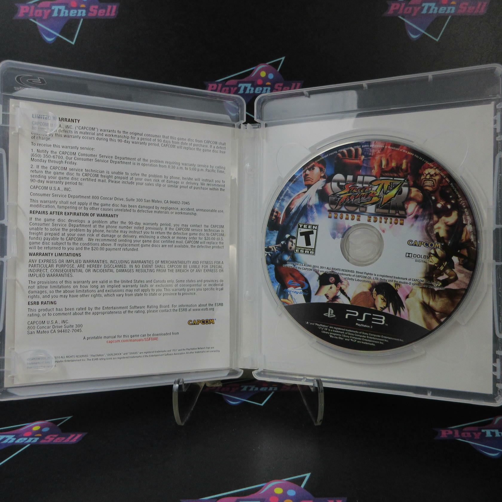 Super Street Fighter IV Arcade Edition PS3 PlayStation 3 AD Complete CIB - Very Good