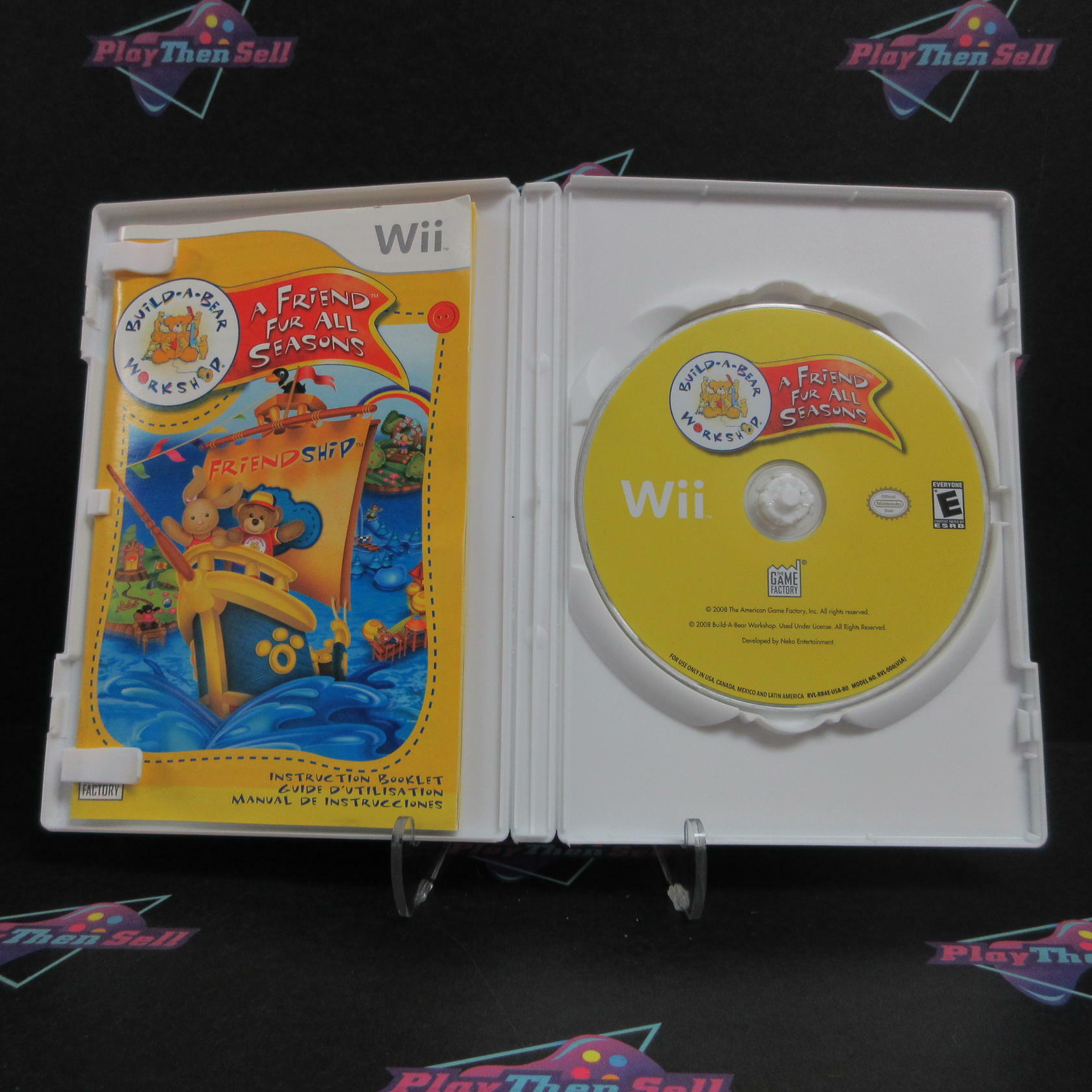 Build-A-Bear Workshop A Friend Fur All Seasons Nintendo Wii - Like New