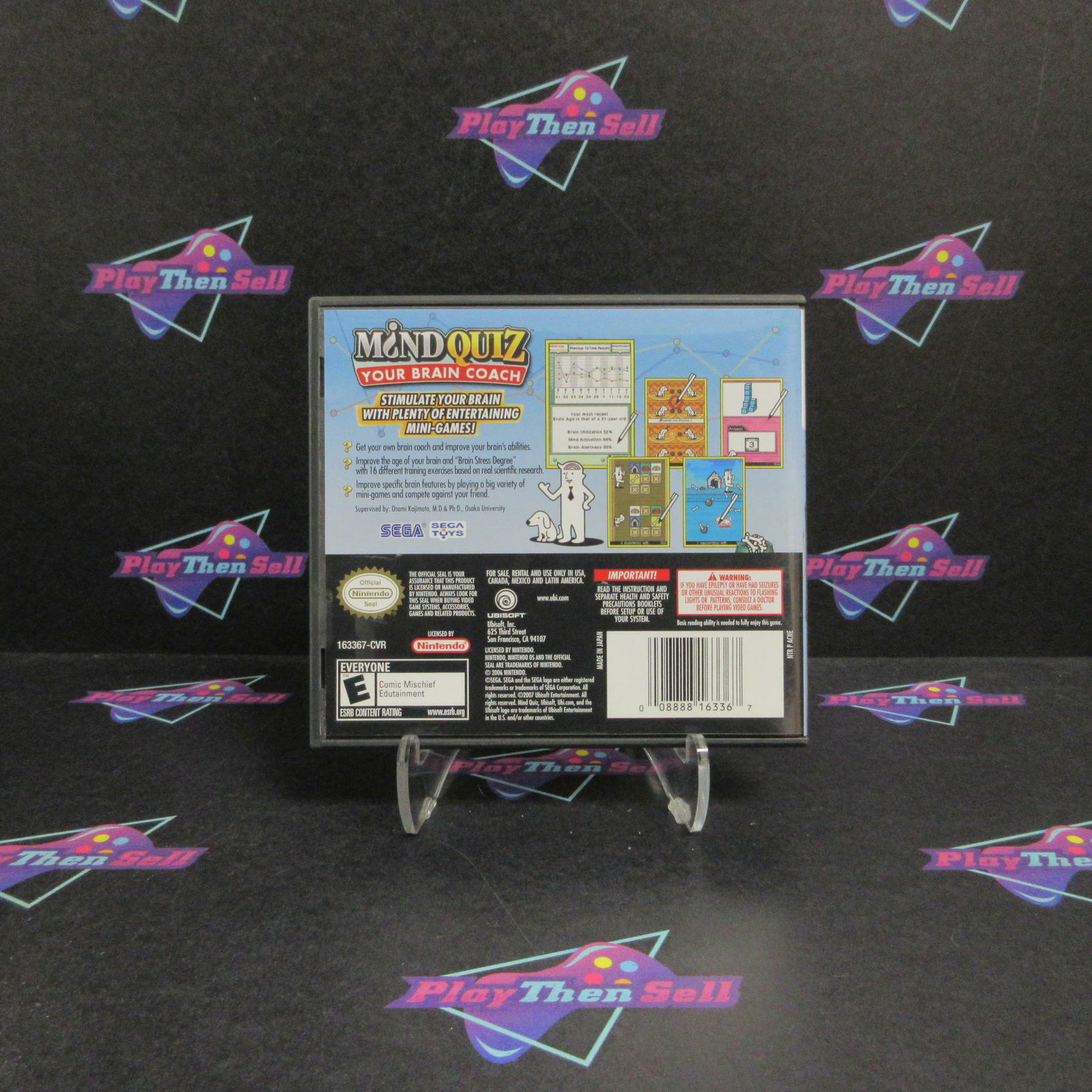 Mind Quiz Your Brain Coach Nintendo DS Complete - Excellent