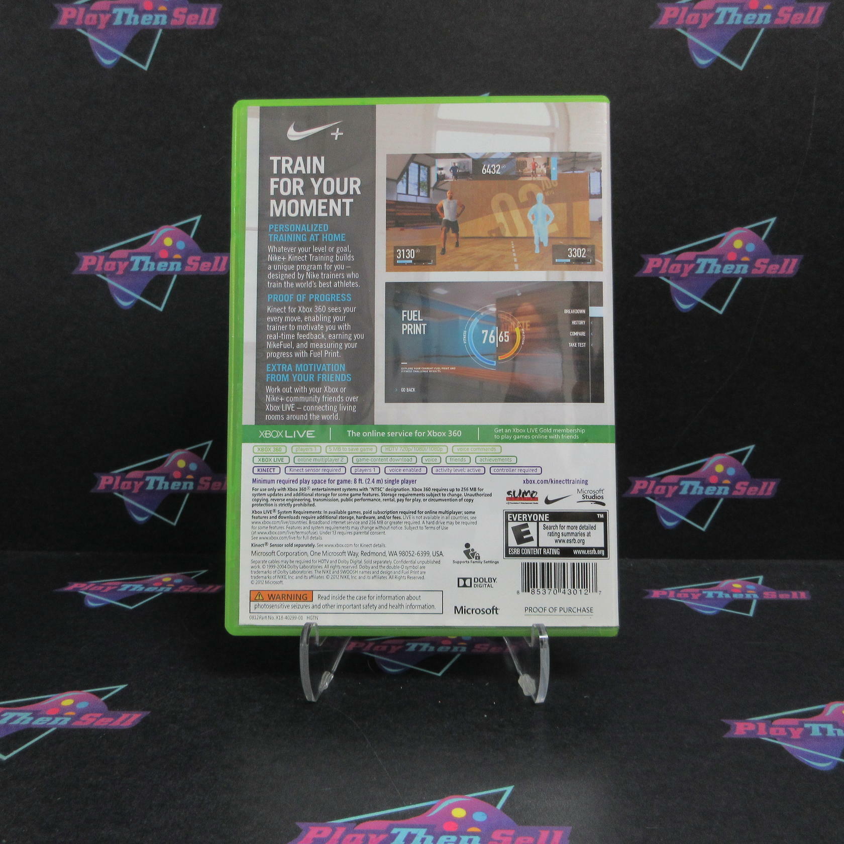 Nike+ Kinect Training Xbox 360 Complete - Excellent
