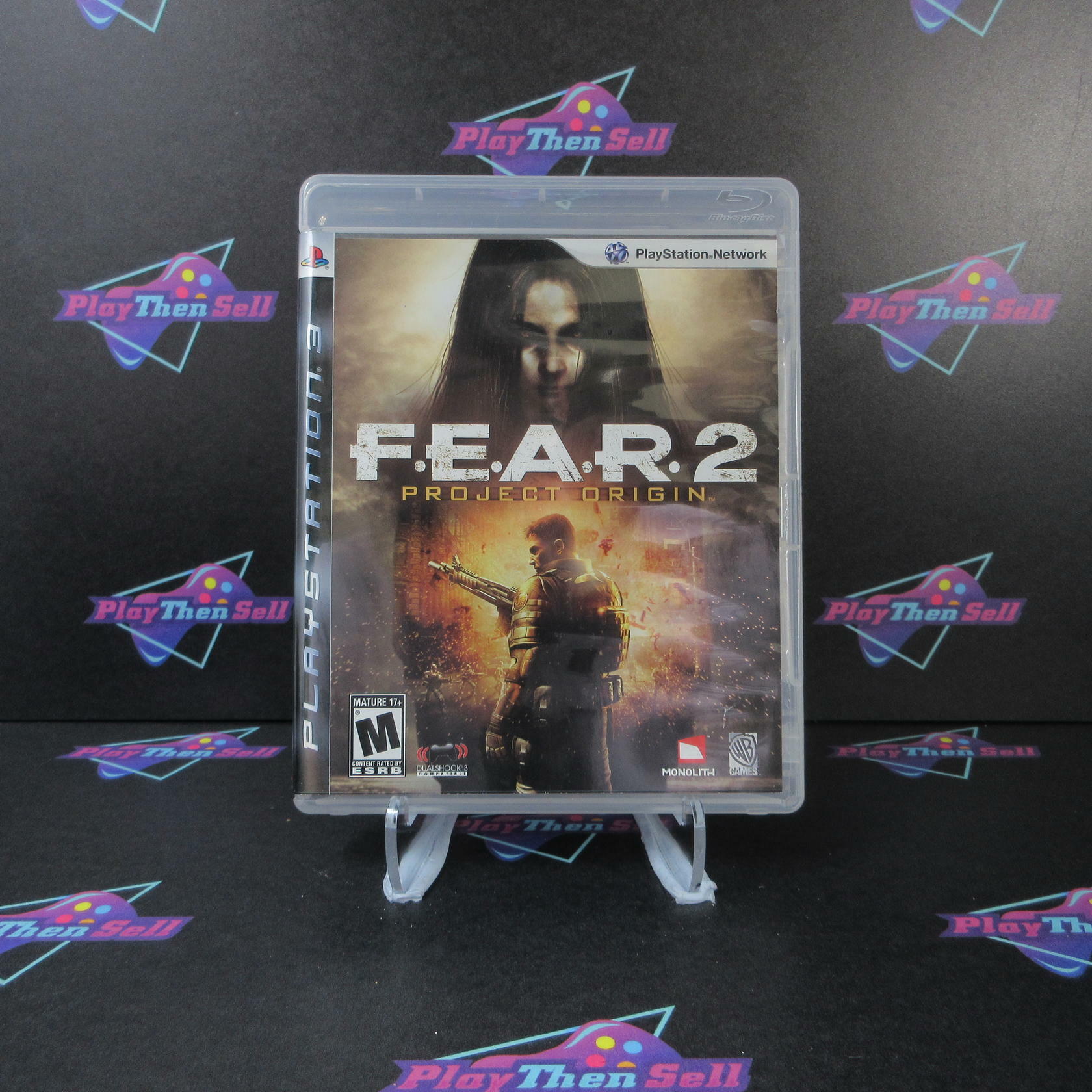 F.E.A.R. 2 Project Origin PS3 PlayStation 3 AD/MD Complete CIB - Very Good