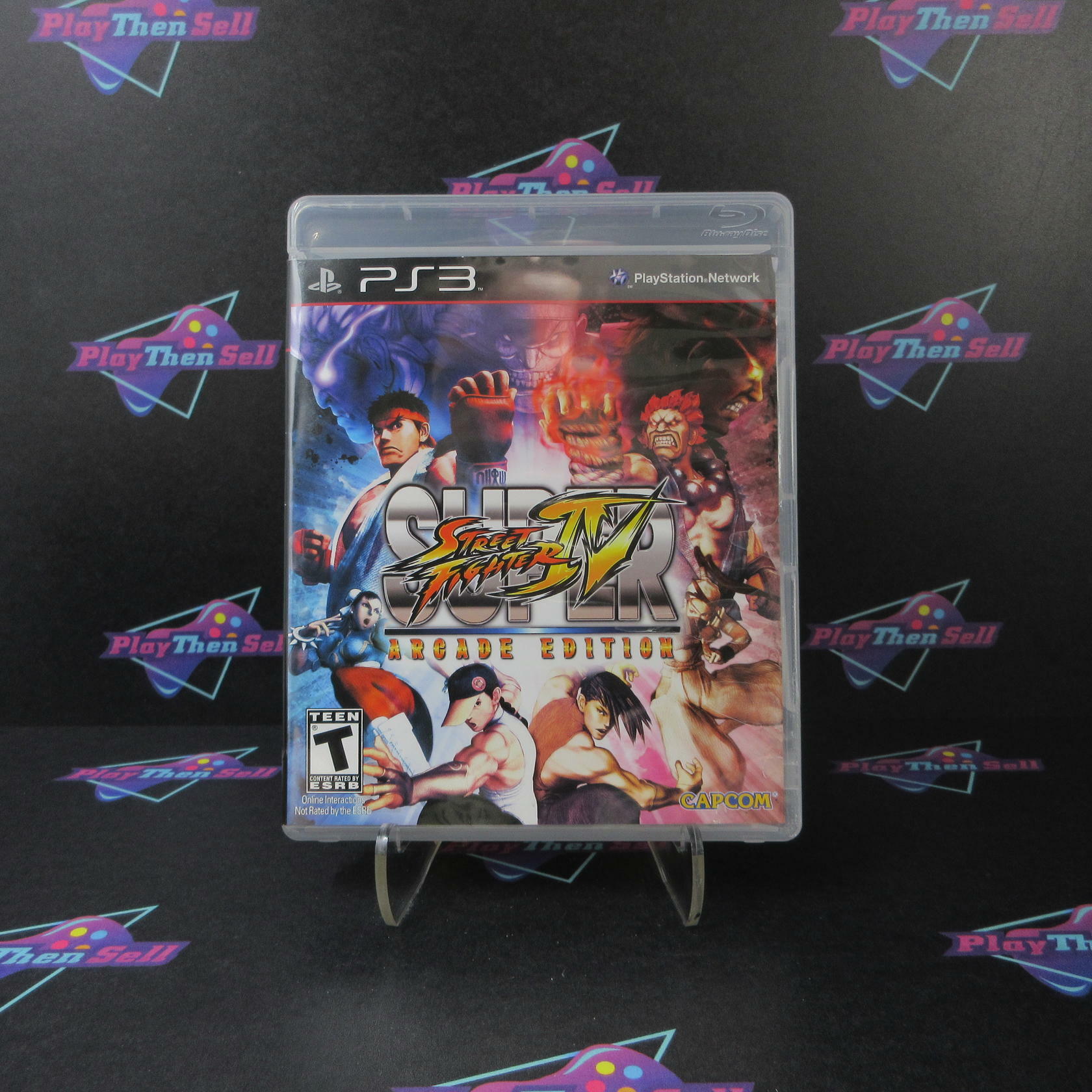 Super Street Fighter IV Arcade Edition PS3 PlayStation 3 AD Complete CIB - Very Good