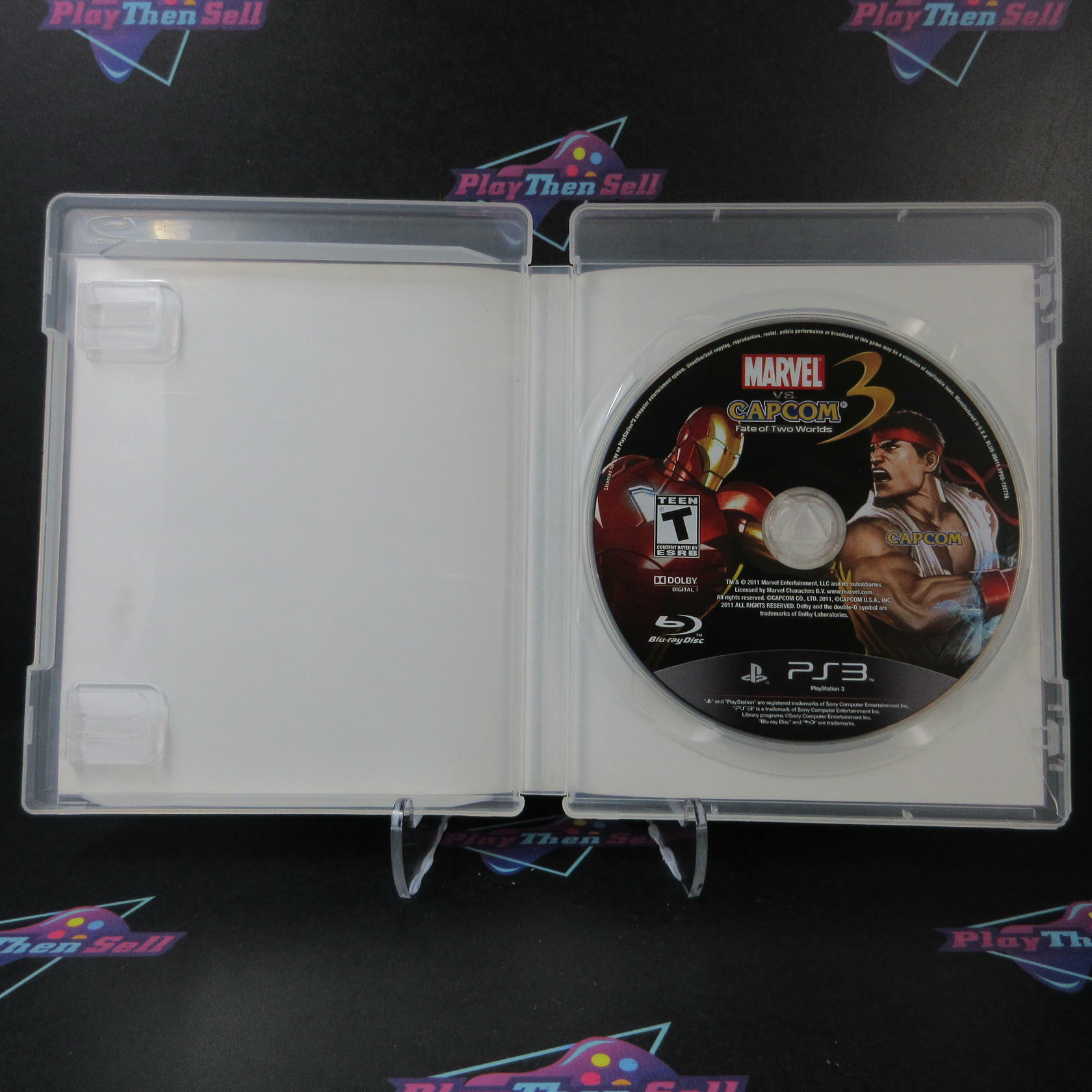 Marvel vs Capcom 3 Fate of Two Worlds PS3 PlayStation 3 AD/NM - Very Good