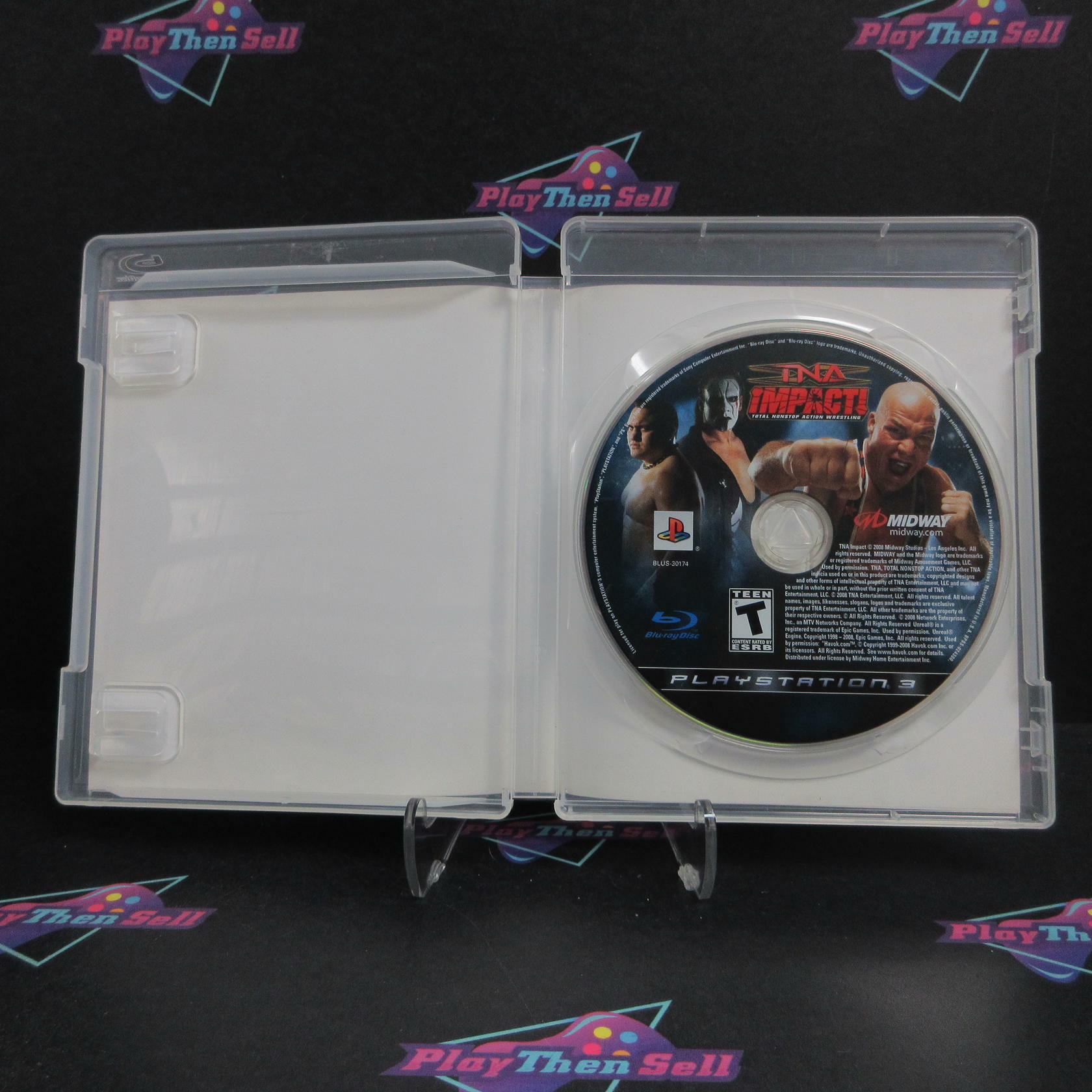 TNA Impact PS3 PlayStation 3 AD/NM - Very Good