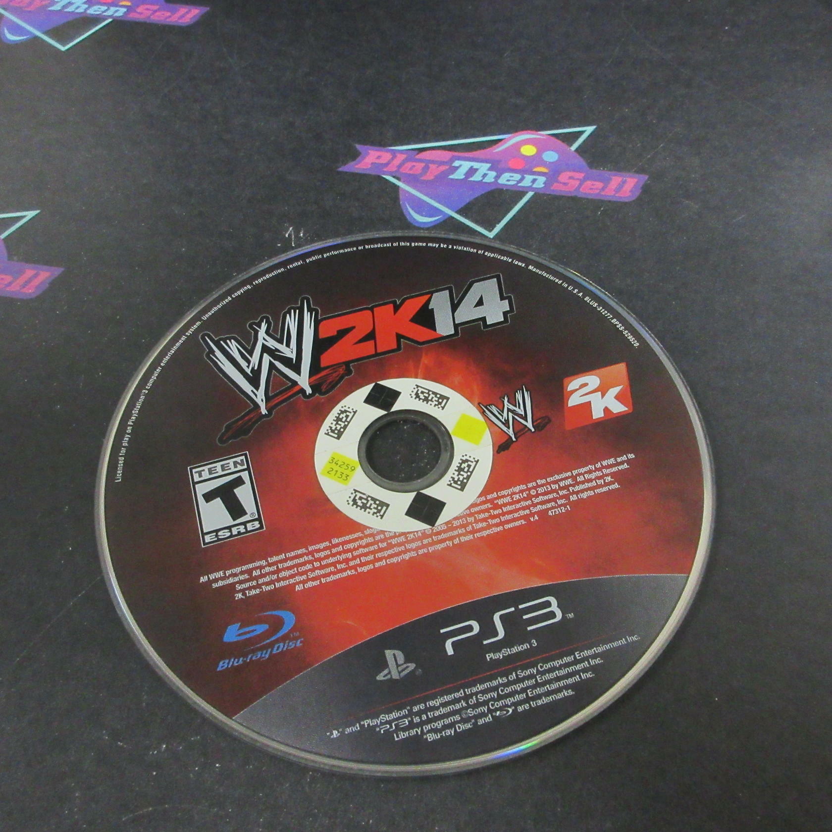 WWE 2K14 PS3 PlayStation 3 DD Complete CIB - Very Good