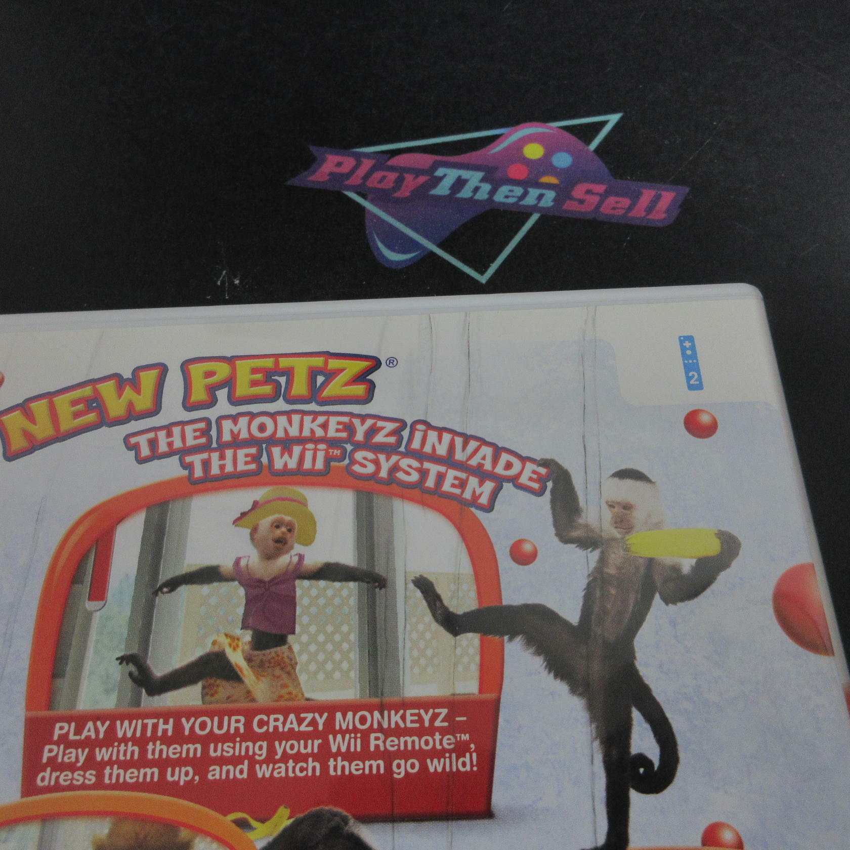 Petz Crazy Monkeyz Nintendo Wii AD Complete CIB - Very Good