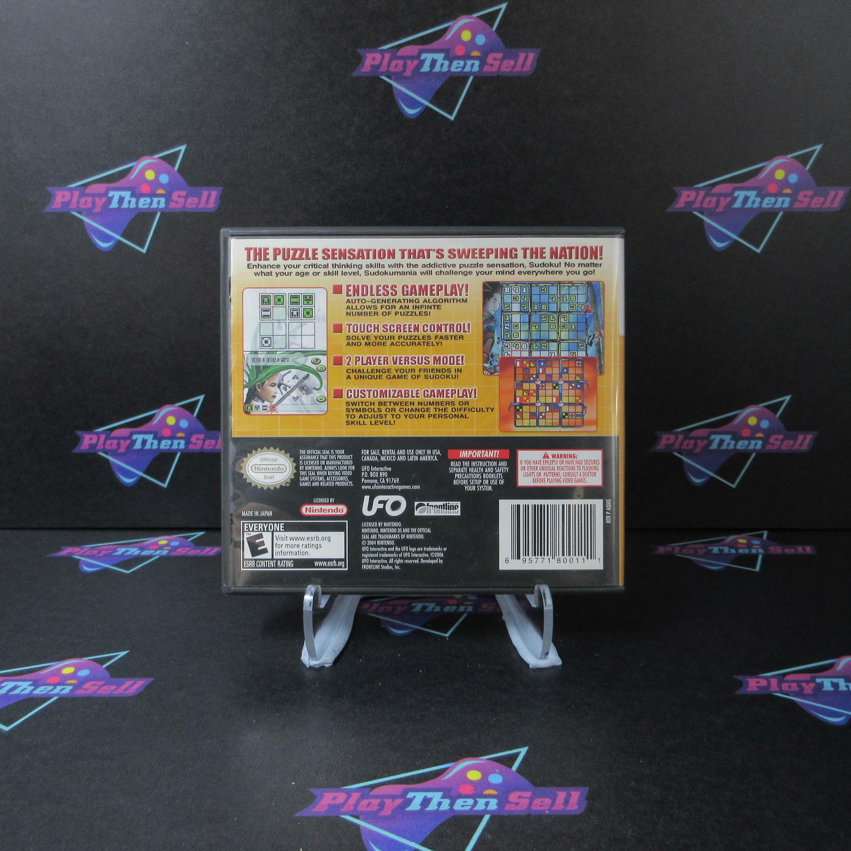 Sudoku Mania Nintendo DS Complete - Excellent