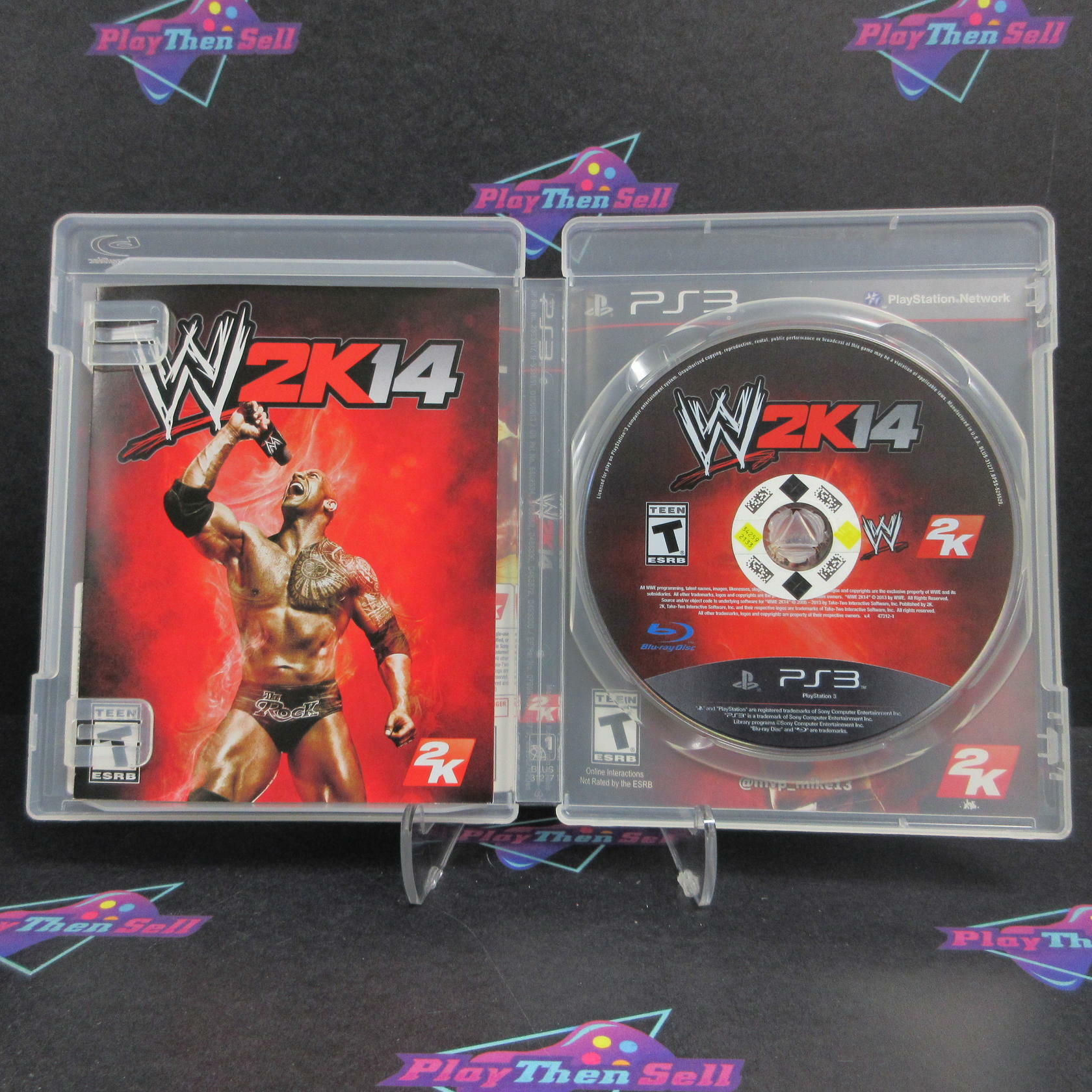 WWE 2K14 PS3 PlayStation 3 DD Complete CIB - Very Good